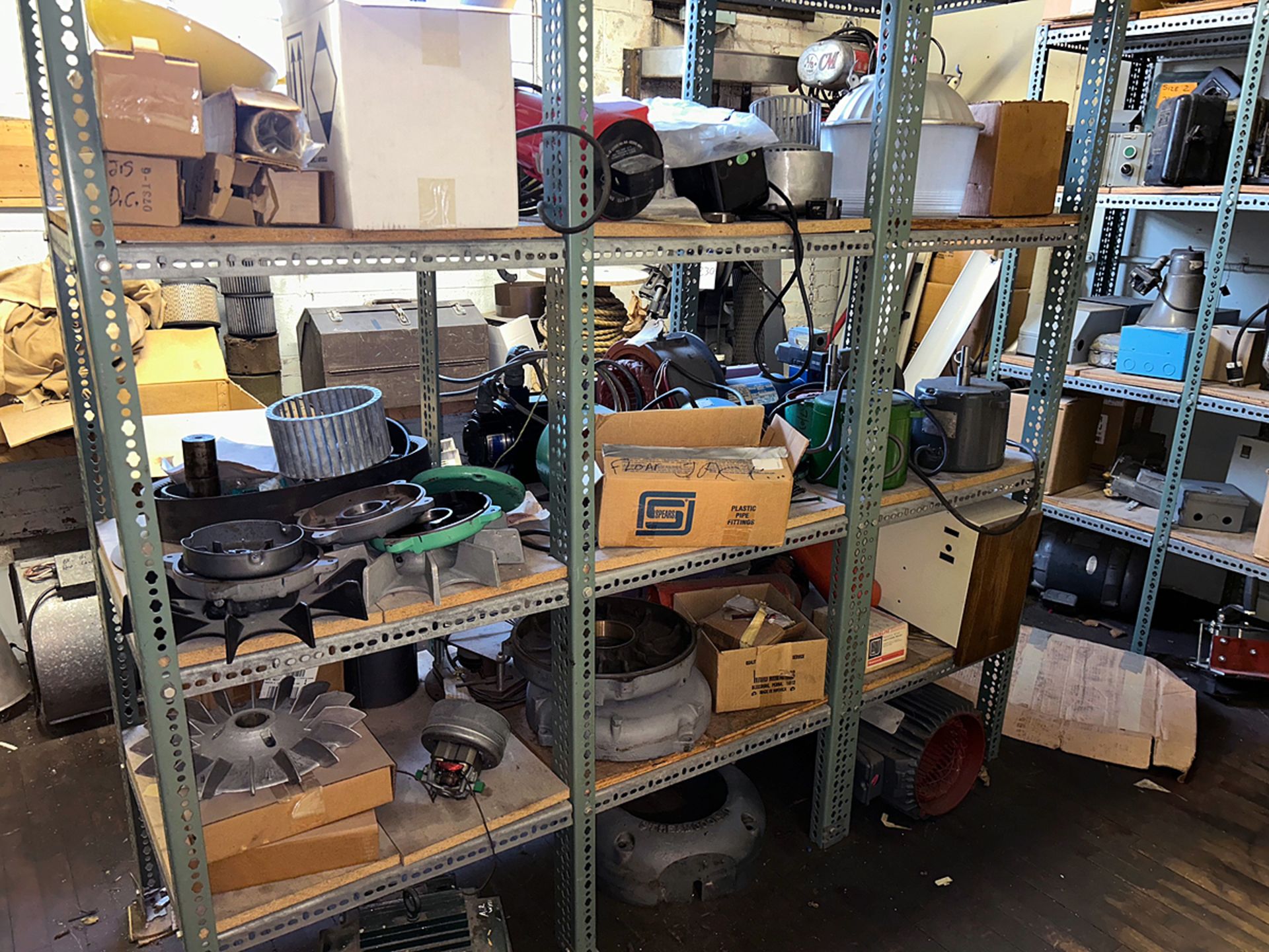 A Group of Motors, Electrical and Lighting Hardware/Components - Image 4 of 19