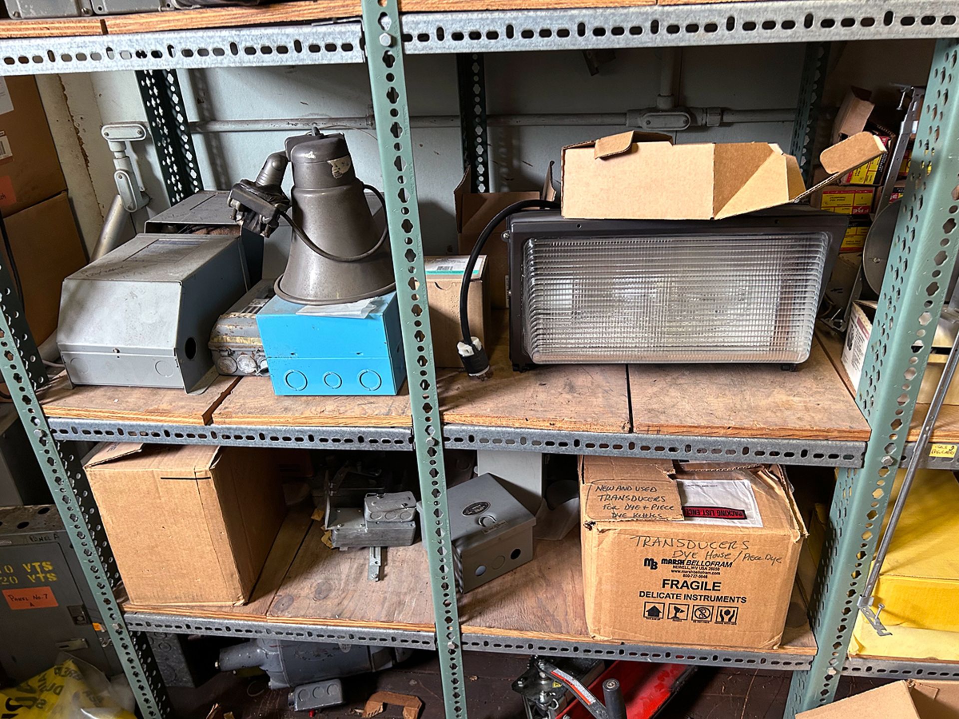 A Group of Motors, Electrical and Lighting Hardware/Components - Image 12 of 19