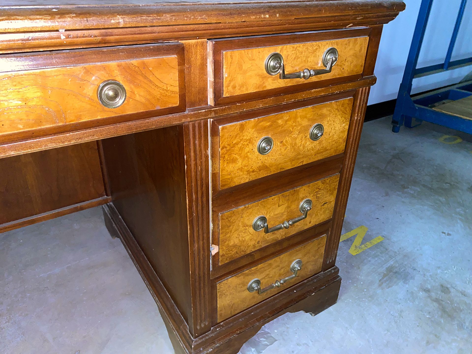 Vintage Jasper Cabinet Company Roll Top Secretary Desk - Image 9 of 12