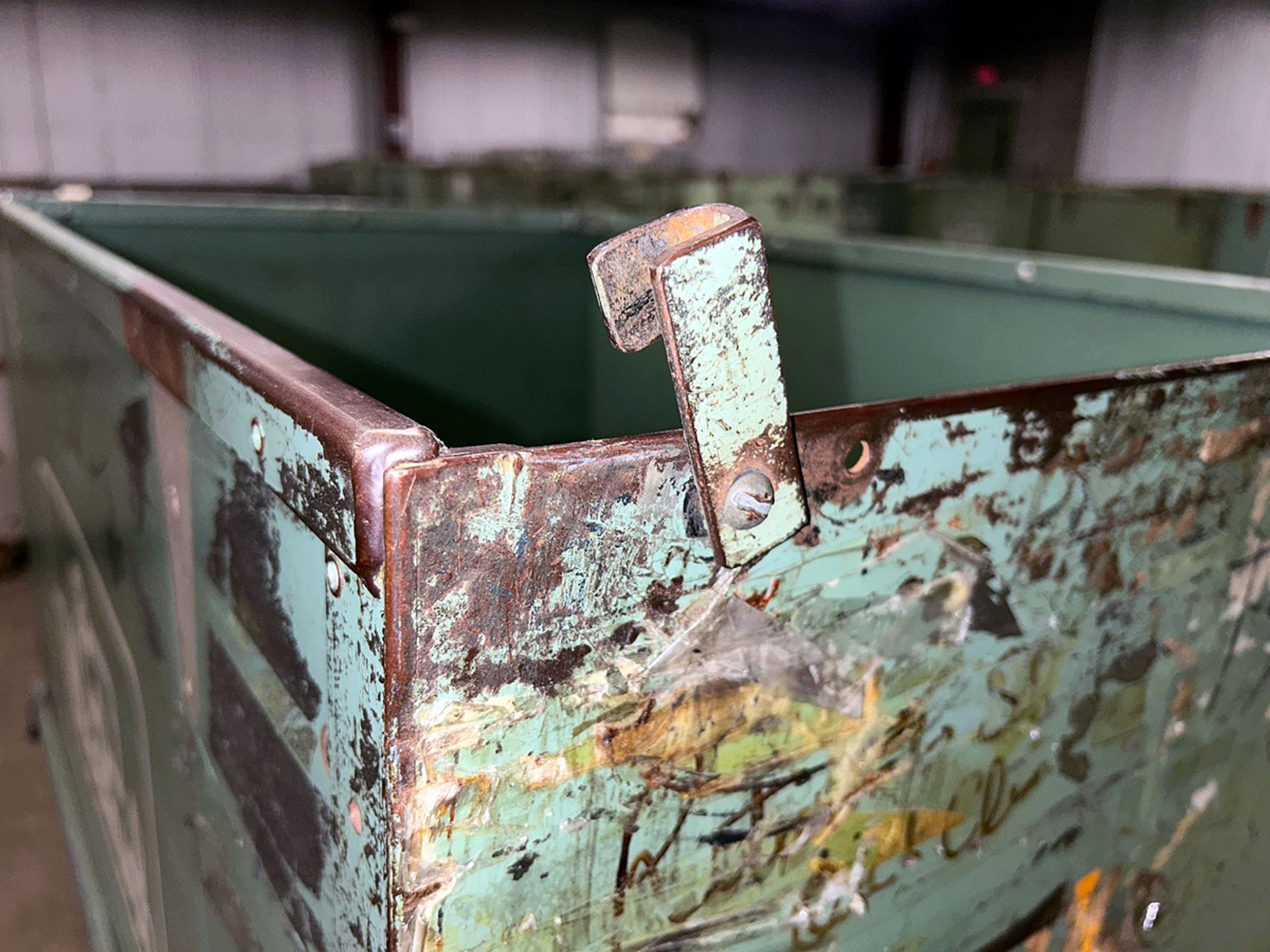 {Each} Ass't Size Steel Rolling Bins - Image 5 of 6