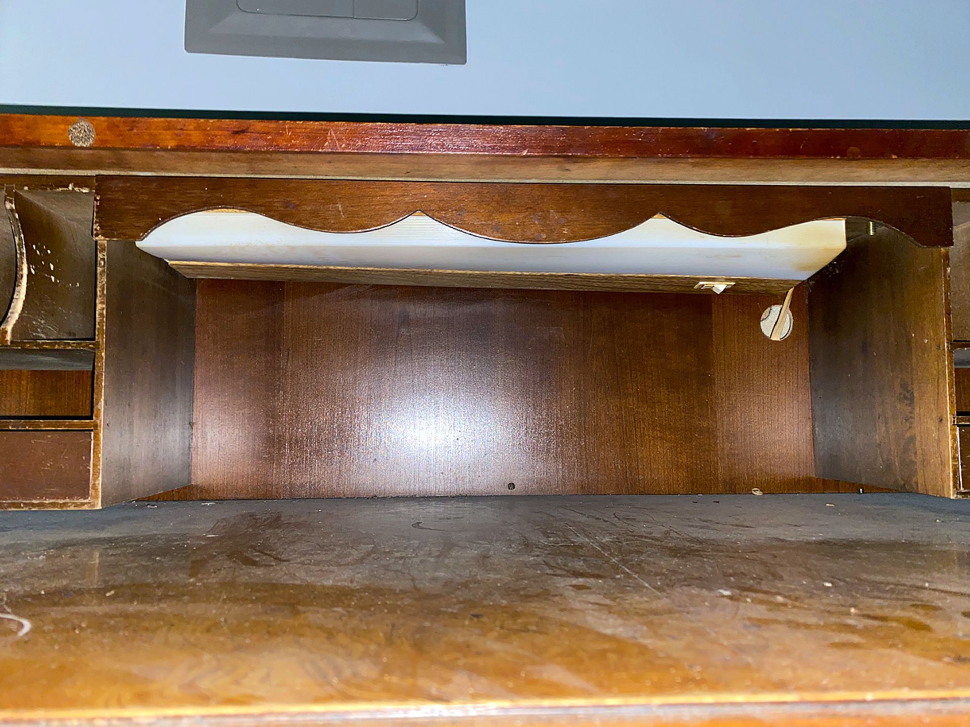 Vintage Jasper Cabinet Company Roll Top Secretary Desk - Image 7 of 12