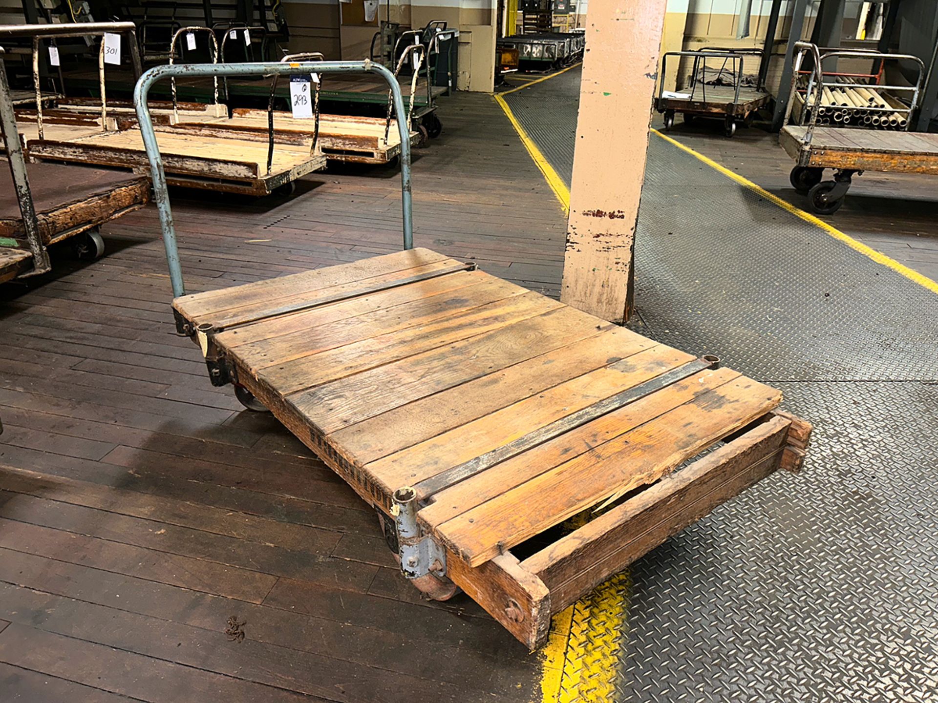 {Each} Hamilton Heavy Duty Wood Push Cart (56""x36"")