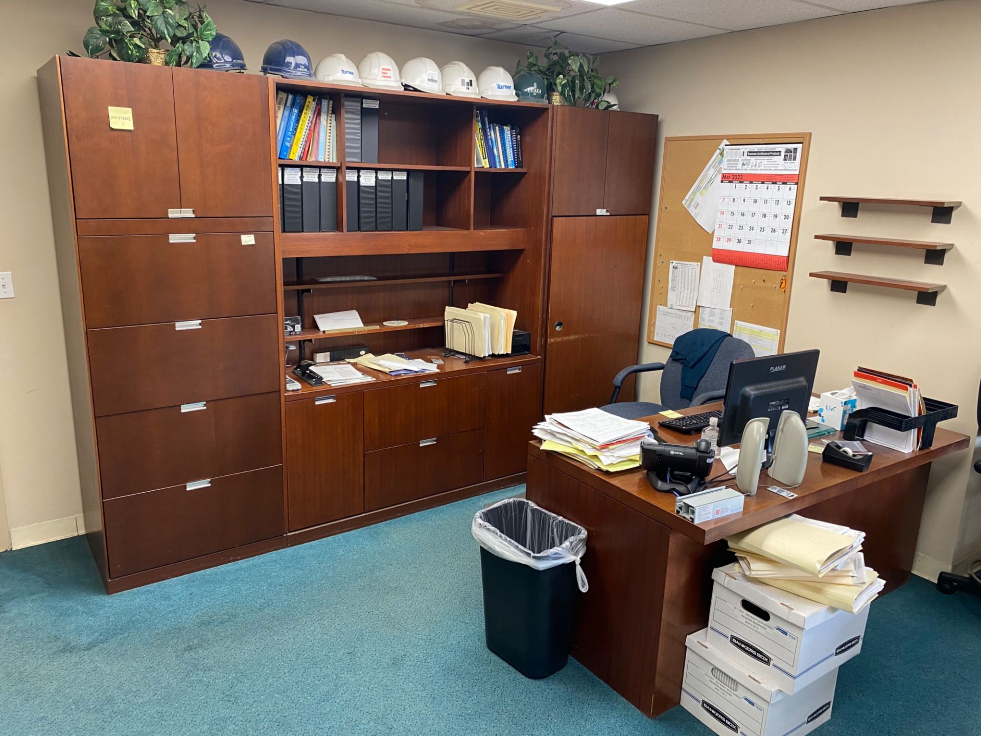 A Group of G/O Furniture Inc. Office Furniture