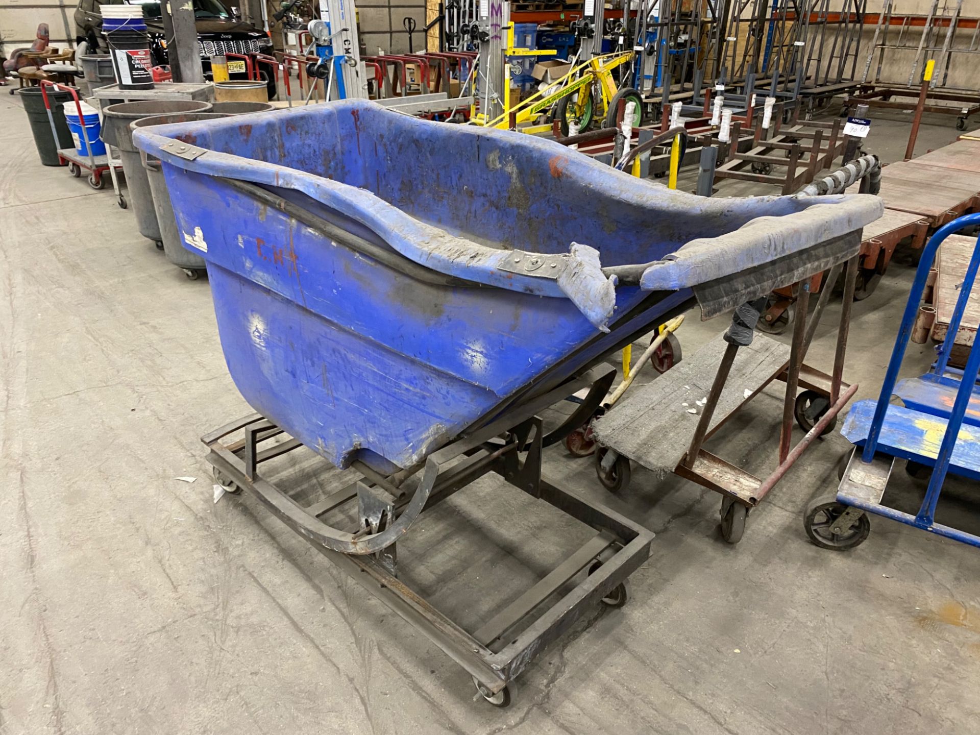 [Each] 72" Portable Poly Dump Hoppers - Image 2 of 3