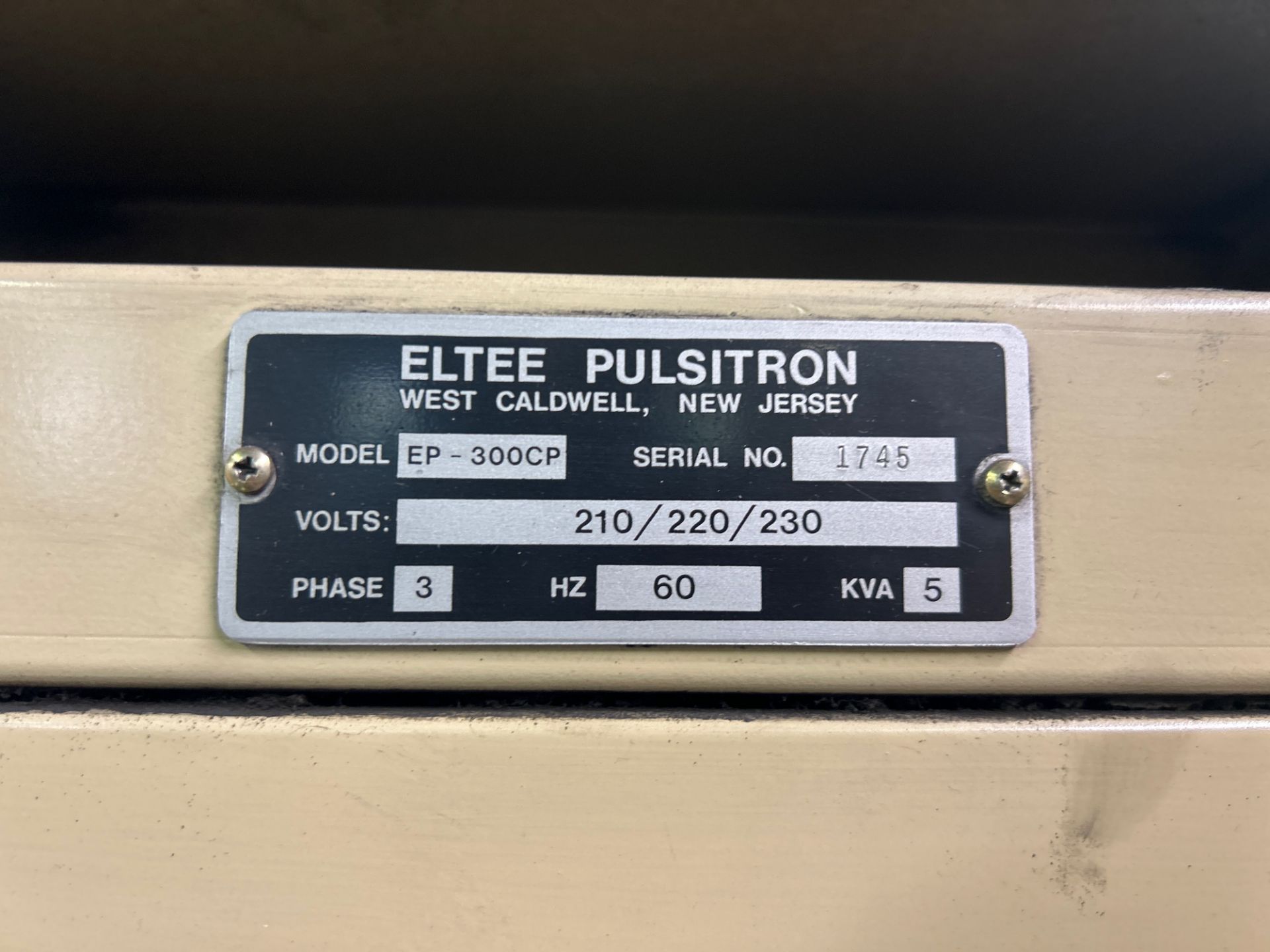 Eltee Pulsitron EDM Machine - Image 15 of 18