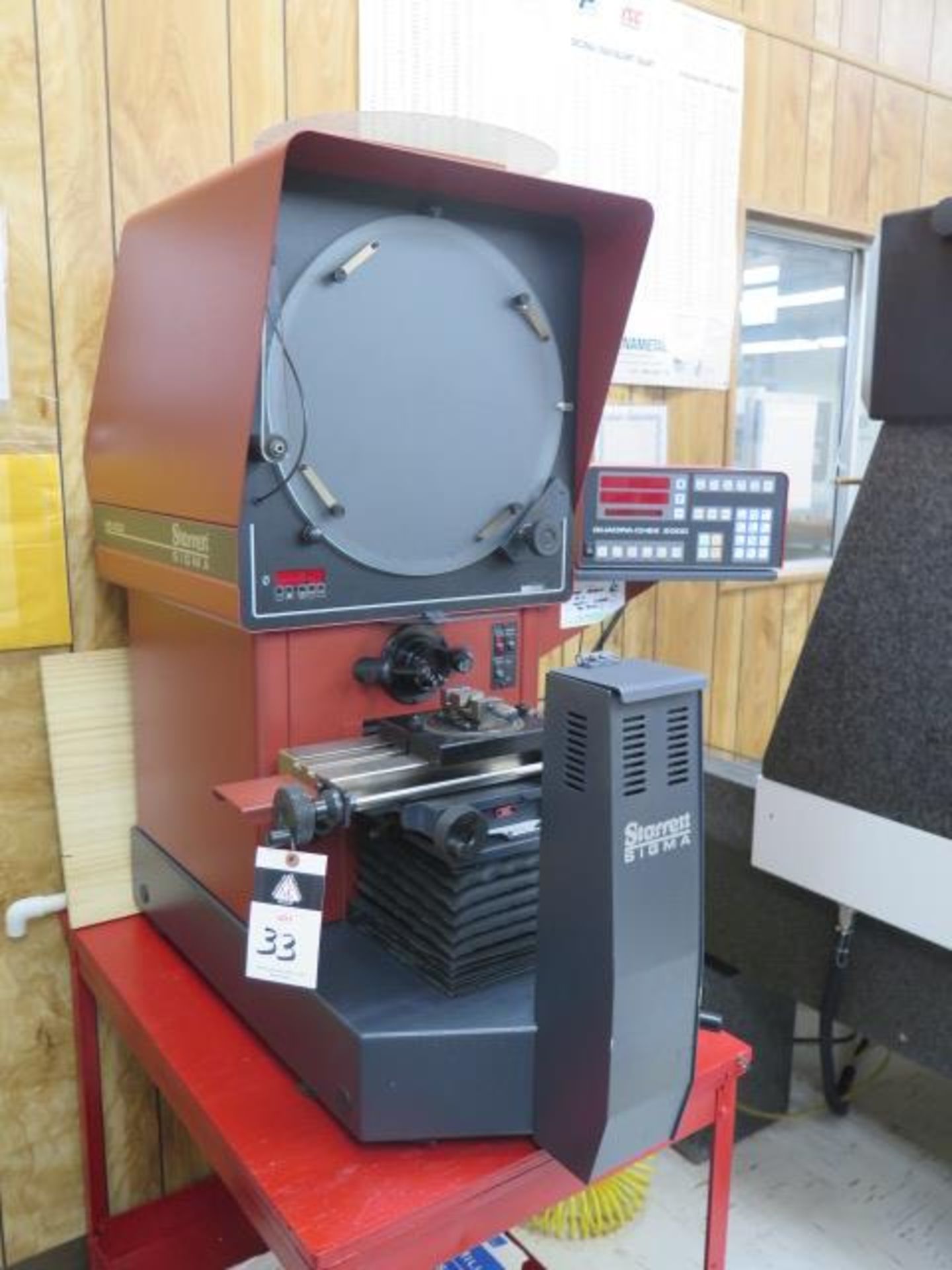 1996 Starrett HB400 15” Optical Comparator s/n 4656 w/ Quadra-Chek 2000 Programmable DRO, SOLD AS IS - Image 3 of 16