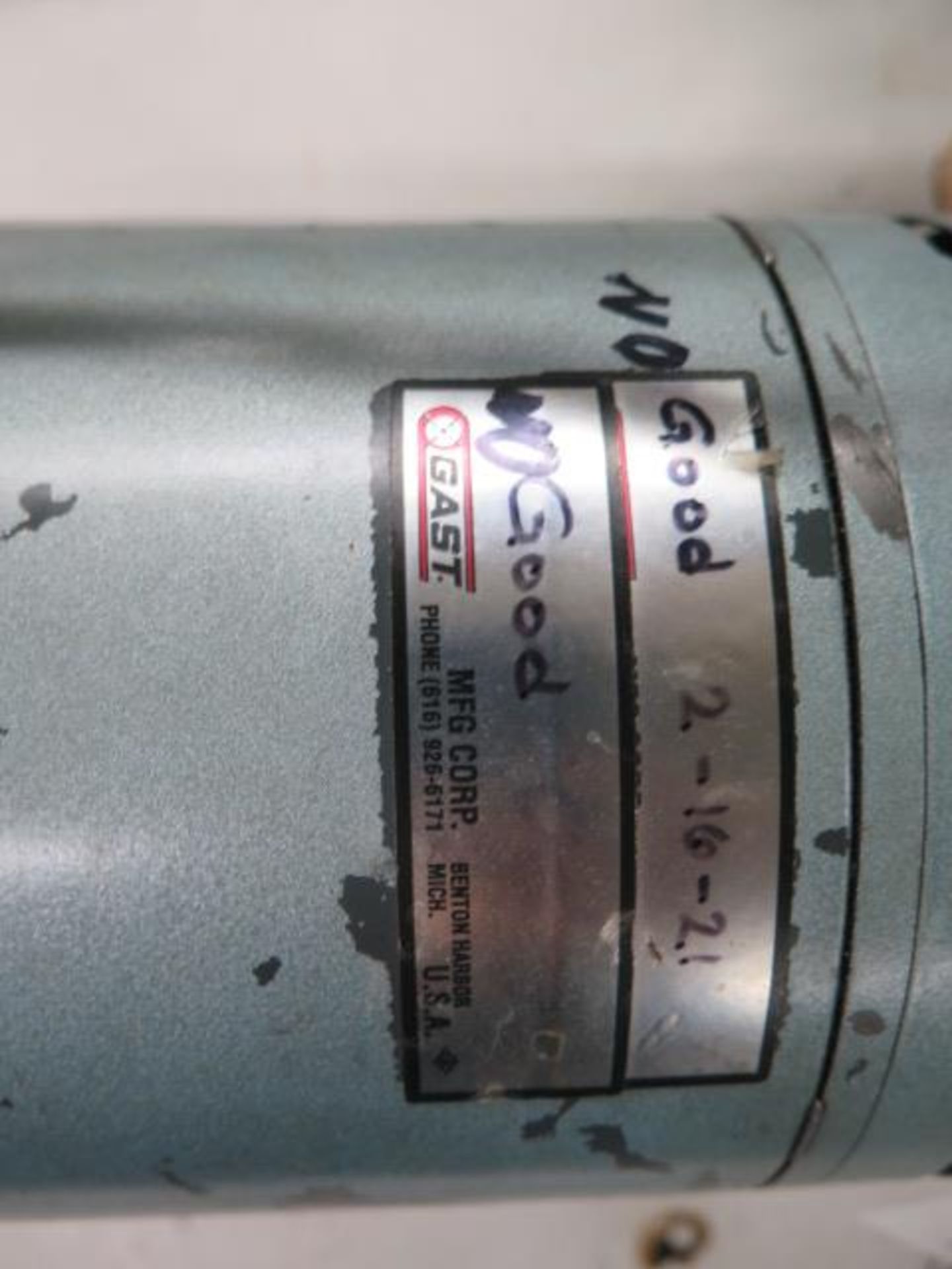 Gast Vacuum Pumps (2) (SOLD AS-IS - NO WARRANTY) - Image 6 of 6