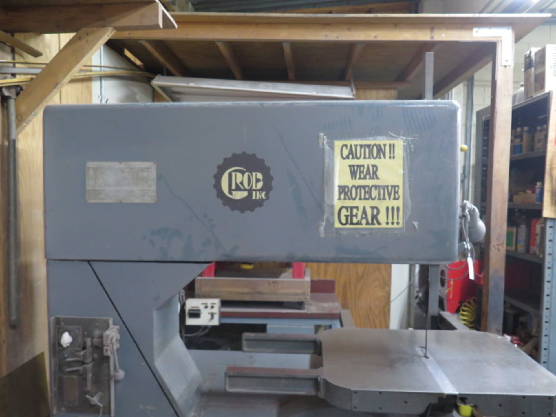 Grob NS36 36” Vertical Band Saw s/n 1029 w/ Blade Welder (SOLD AS-IS - NO WARRANTY) - Image 2 of 7
