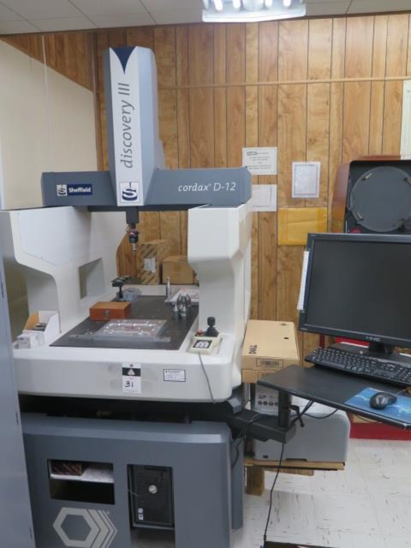 Sheffield “Discovery III” Cordax D-12 Automatic CMM s/n S-3039-1108 w/ Renishaw PH8 Probe SOLD AS IS