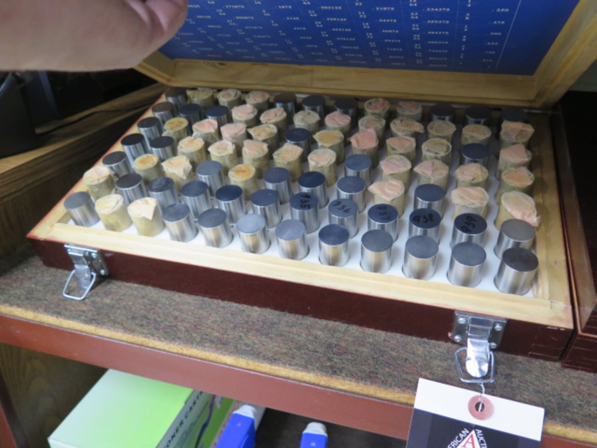 Meyer Pin Gage Cabinet .011"-.750" and (3) Pin Gage Sets t0 1.000" (SOLD AS-IS - NO WARRANTY) - Image 10 of 10
