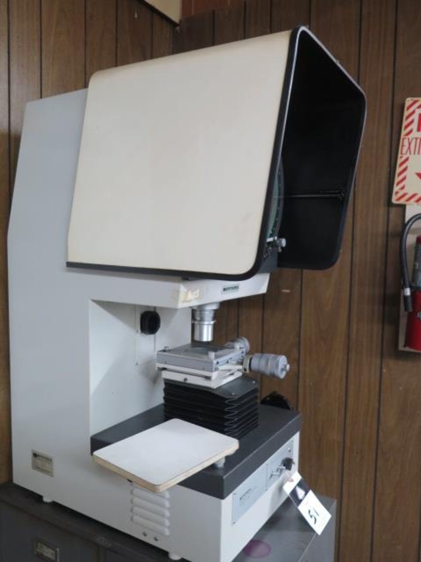 Mitutoyo PJ-300 12” Optical Comparator s/n 7353 w/ Surface and Profile Illumination (SOLD AS-IS - NO - Image 2 of 8