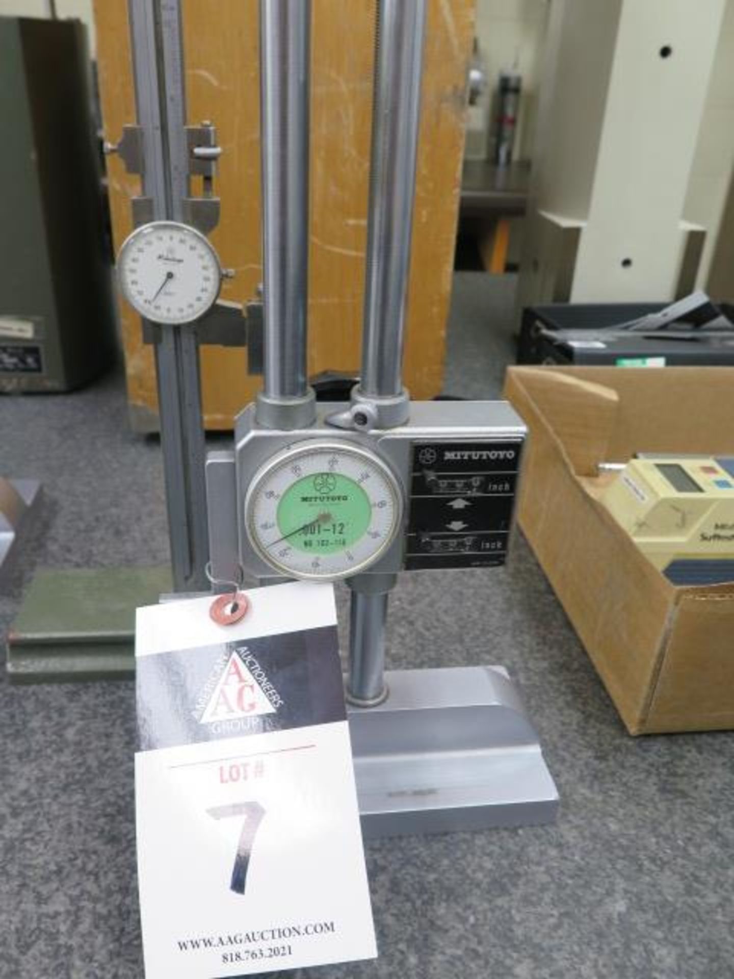 Mitutoyo 12” Dial Height Gage and Mitutoyo 10" Dial Height Gage (SOLD AS-IS - NO WARRANTY) - Image 2 of 6