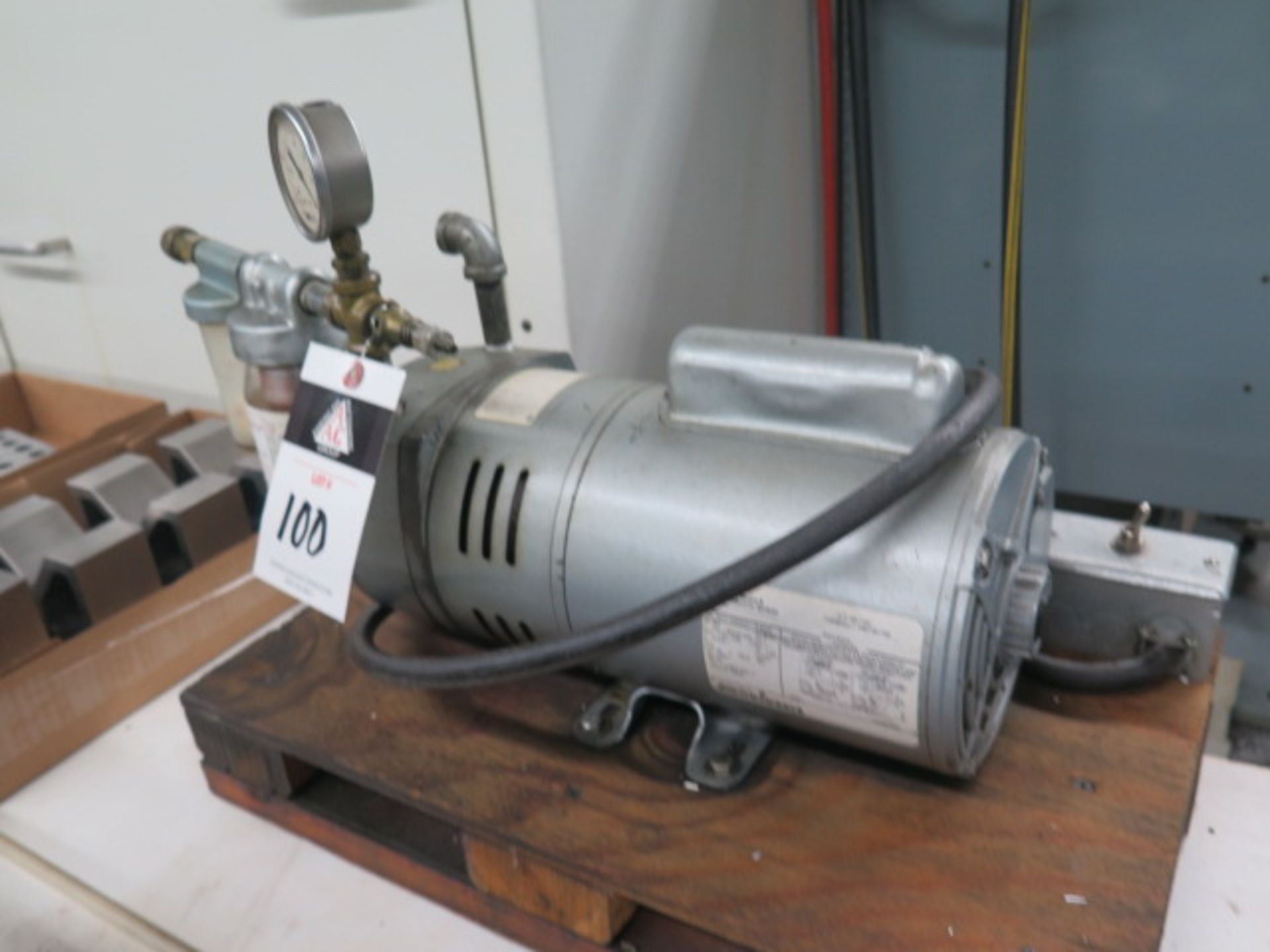 Gast Vacuum Pump (SOLD AS-IS - NO WARRANTY) - Image 2 of 5