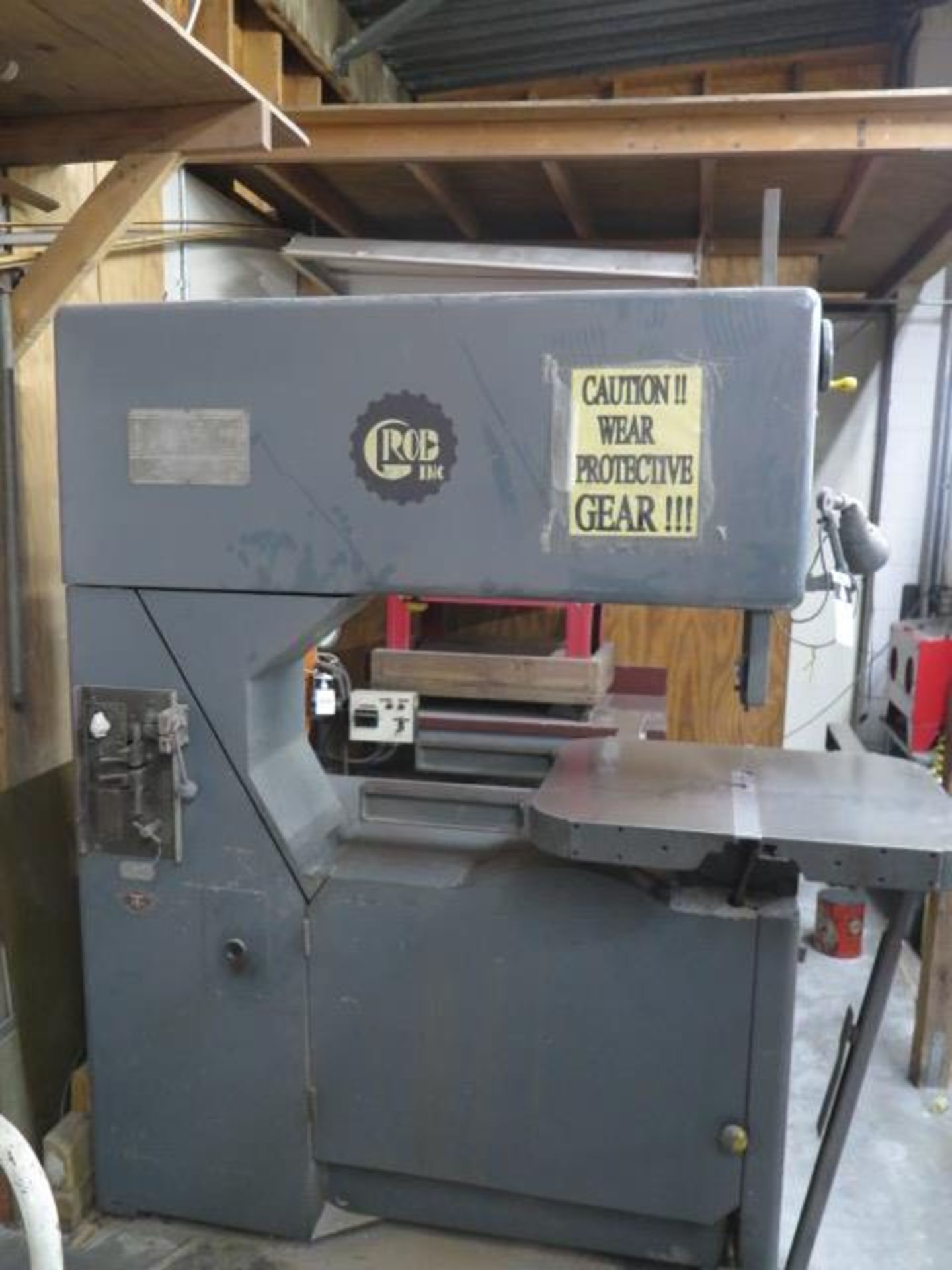 Grob NS36 36” Vertical Band Saw s/n 1029 w/ Blade Welder (SOLD AS-IS - NO WARRANTY)