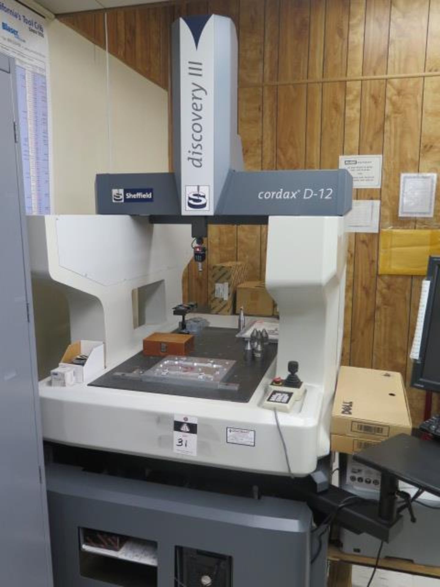 Sheffield “Discovery III” Cordax D-12 Automatic CMM s/n S-3039-1108 w/ Renishaw PH8 Probe SOLD AS IS - Image 2 of 19