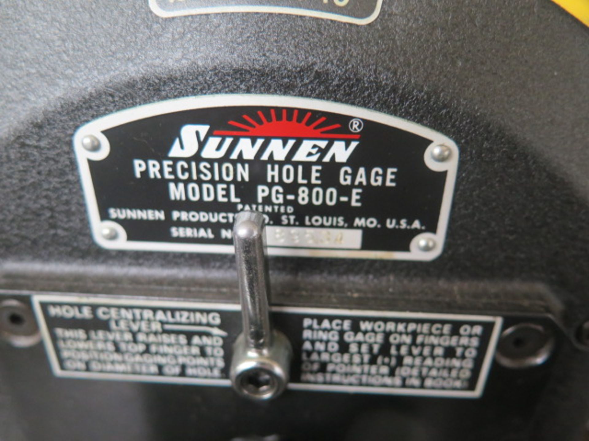 Sunnen PG-800-E .37"-1.5" Precision Hone Gage (SOLD AS-IS - NO WARRANTY) - Image 3 of 8