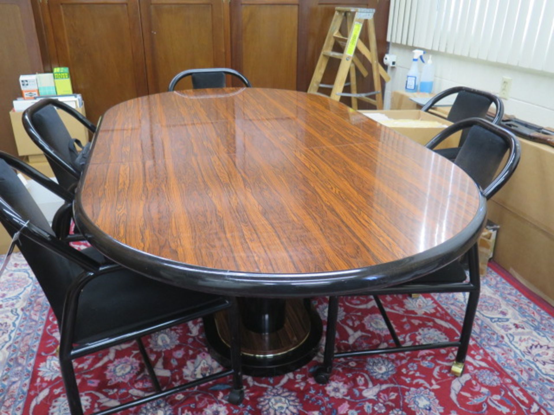 Conference Table w/ (5) Chairs (SOLD AS-IS - NO WARRANTY)