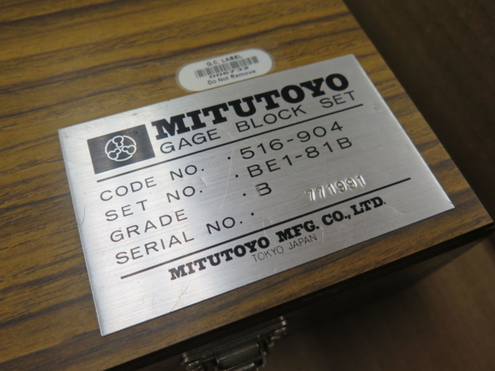 Mitutoyo Gage Block Set (Complete) (SOLD AS-IS - NO WARRANTY) - Image 6 of 6