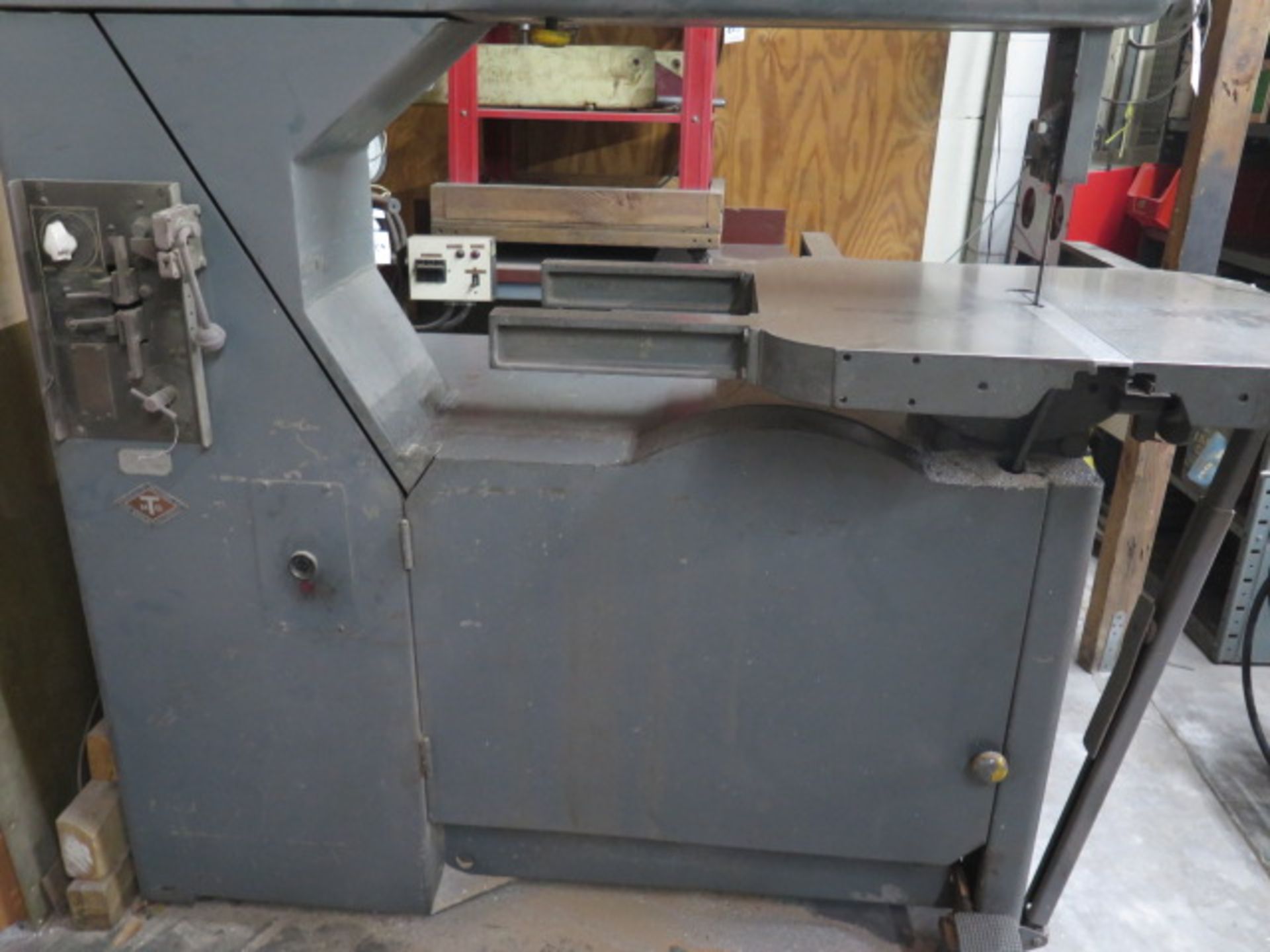 Grob NS36 36” Vertical Band Saw s/n 1029 w/ Blade Welder (SOLD AS-IS - NO WARRANTY) - Image 3 of 7