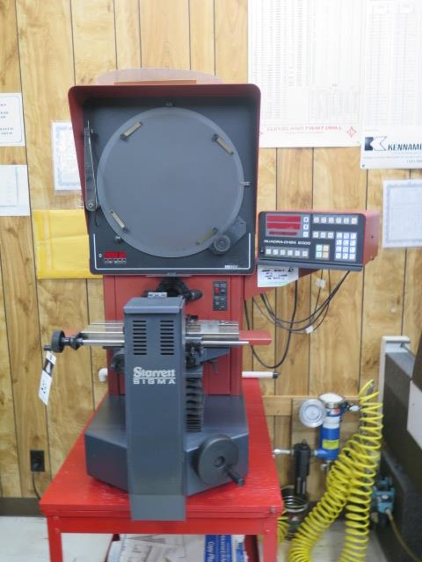 1996 Starrett HB400 15” Optical Comparator s/n 4656 w/ Quadra-Chek 2000 Programmable DRO, SOLD AS IS - Image 2 of 16