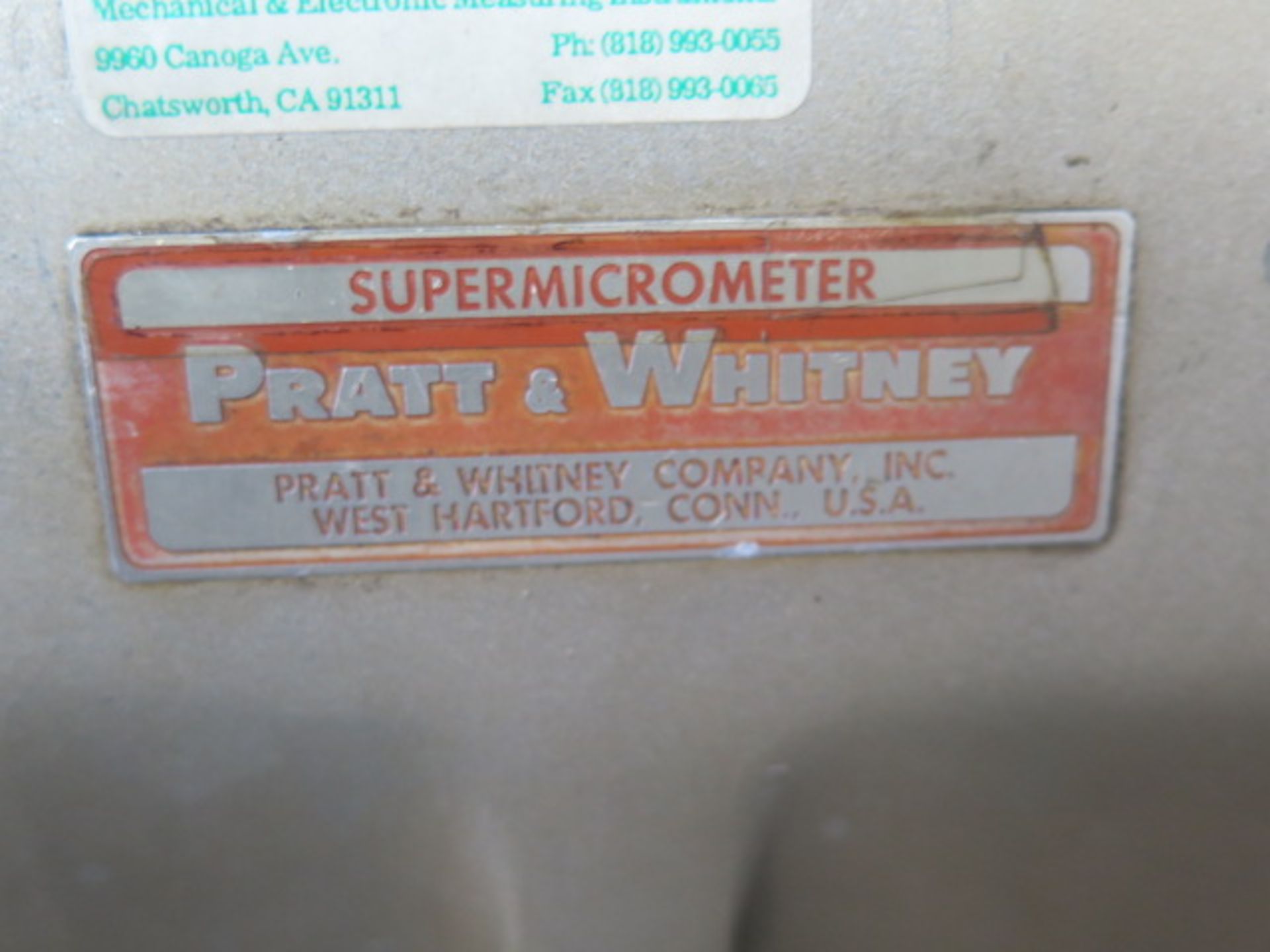 Pratt & Whitney "Electrolimit" Supermicrometer w/ Electronic Readout (SOLD AS-IS - NO WARRANTY) - Image 4 of 11