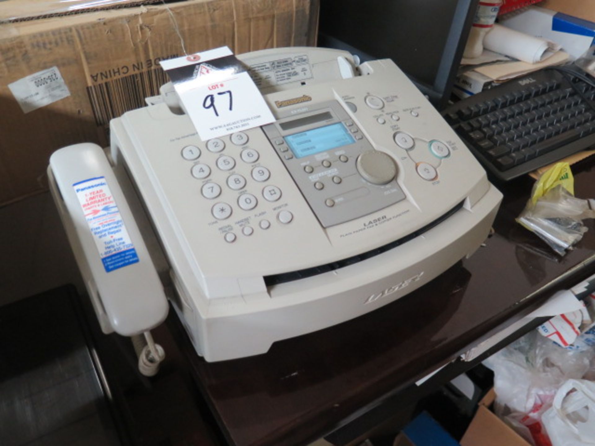 Brother Copy Machine and Panasonic FAX Machine (SOLD AS-IS - NO WARRANTY)