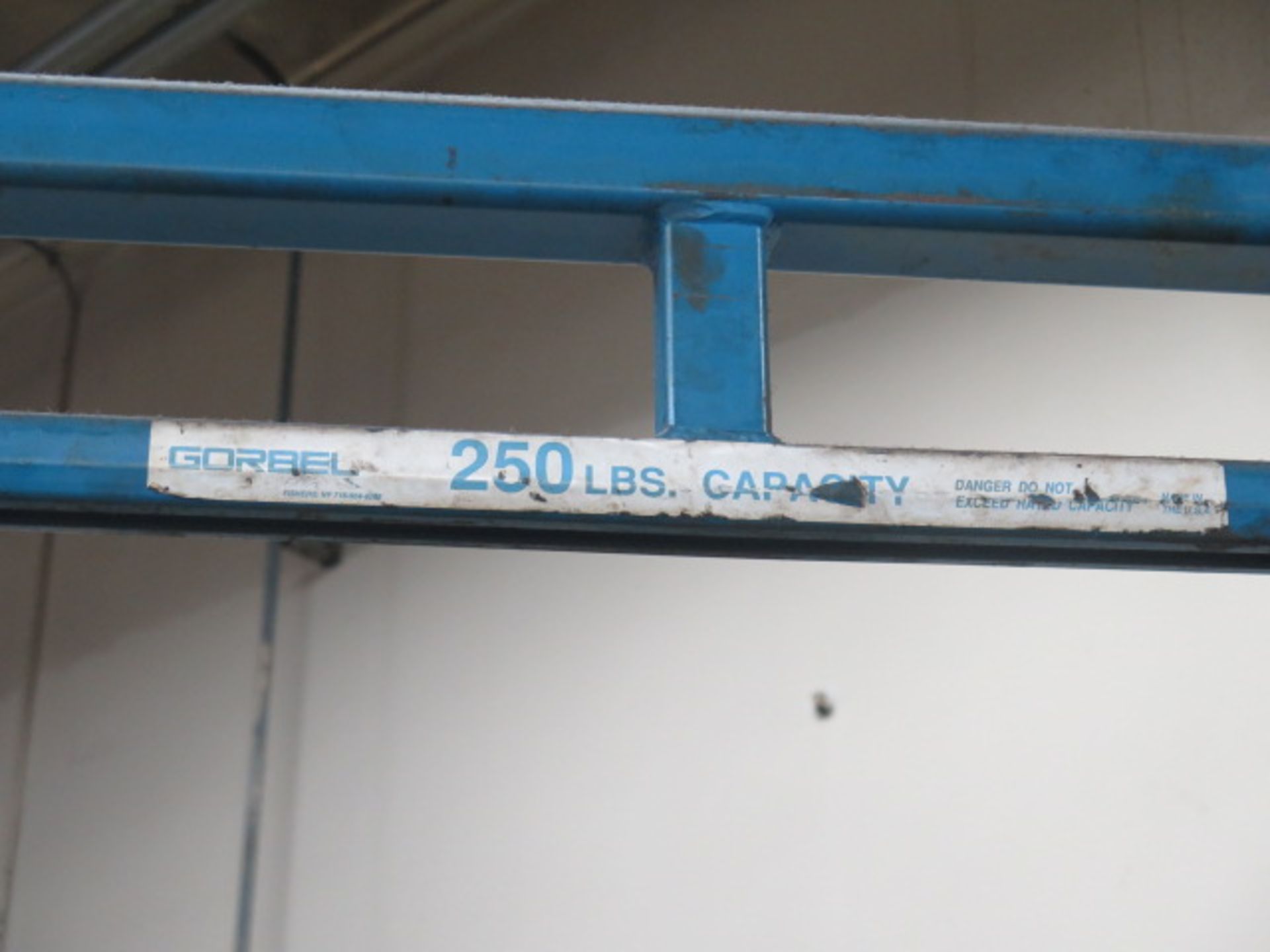 Gorbel 250 Lb Cap Floor Mounted Jib w/ Chain Hoist (SOLD AS-IS - NO WARRANTY) - Image 3 of 7