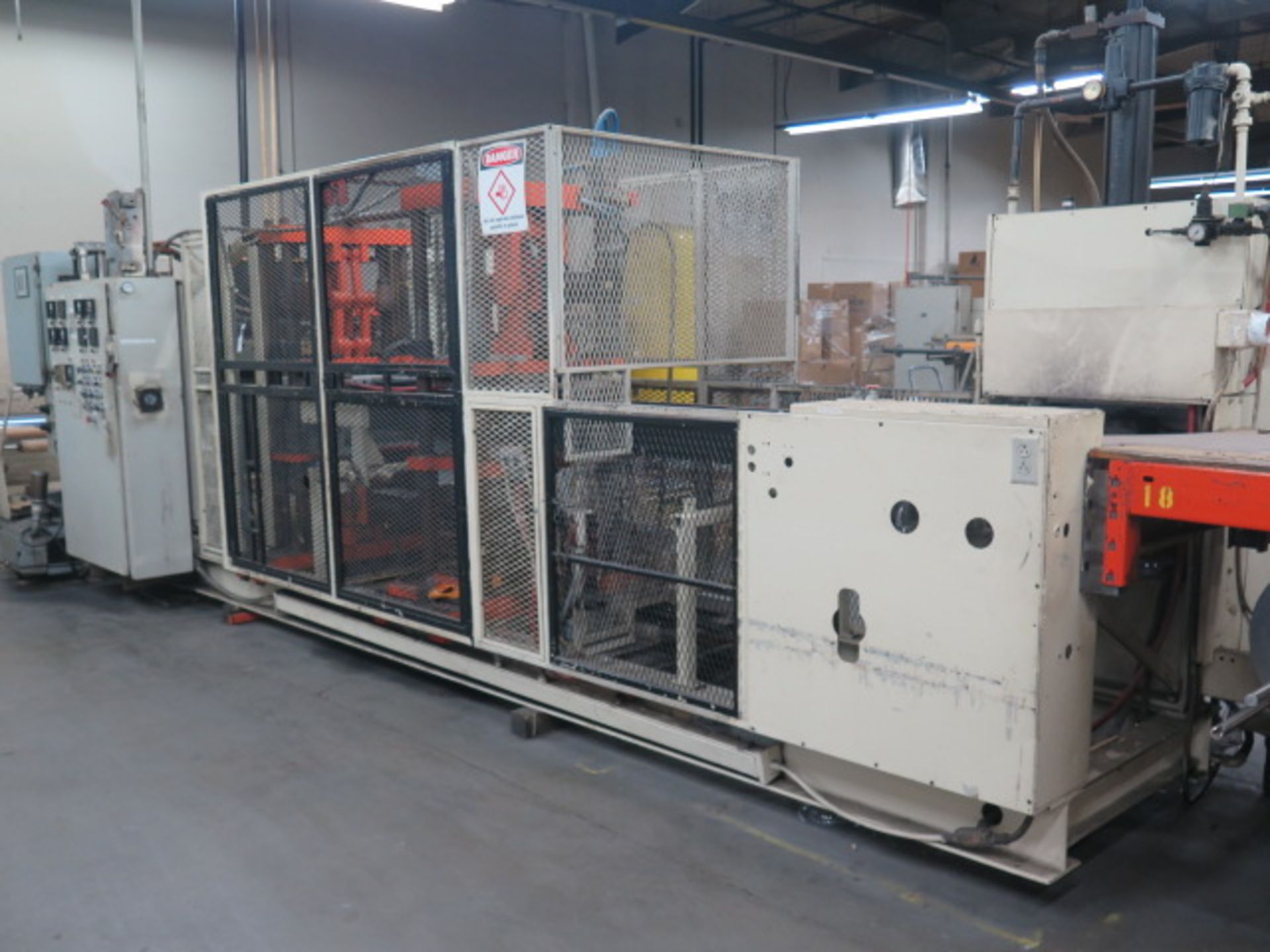 Sencorp Systems Thermoforming w/ Sencorp Controls, Film Preheater, 10” x 30” Vacuum, SOLD AS IS - Image 2 of 30