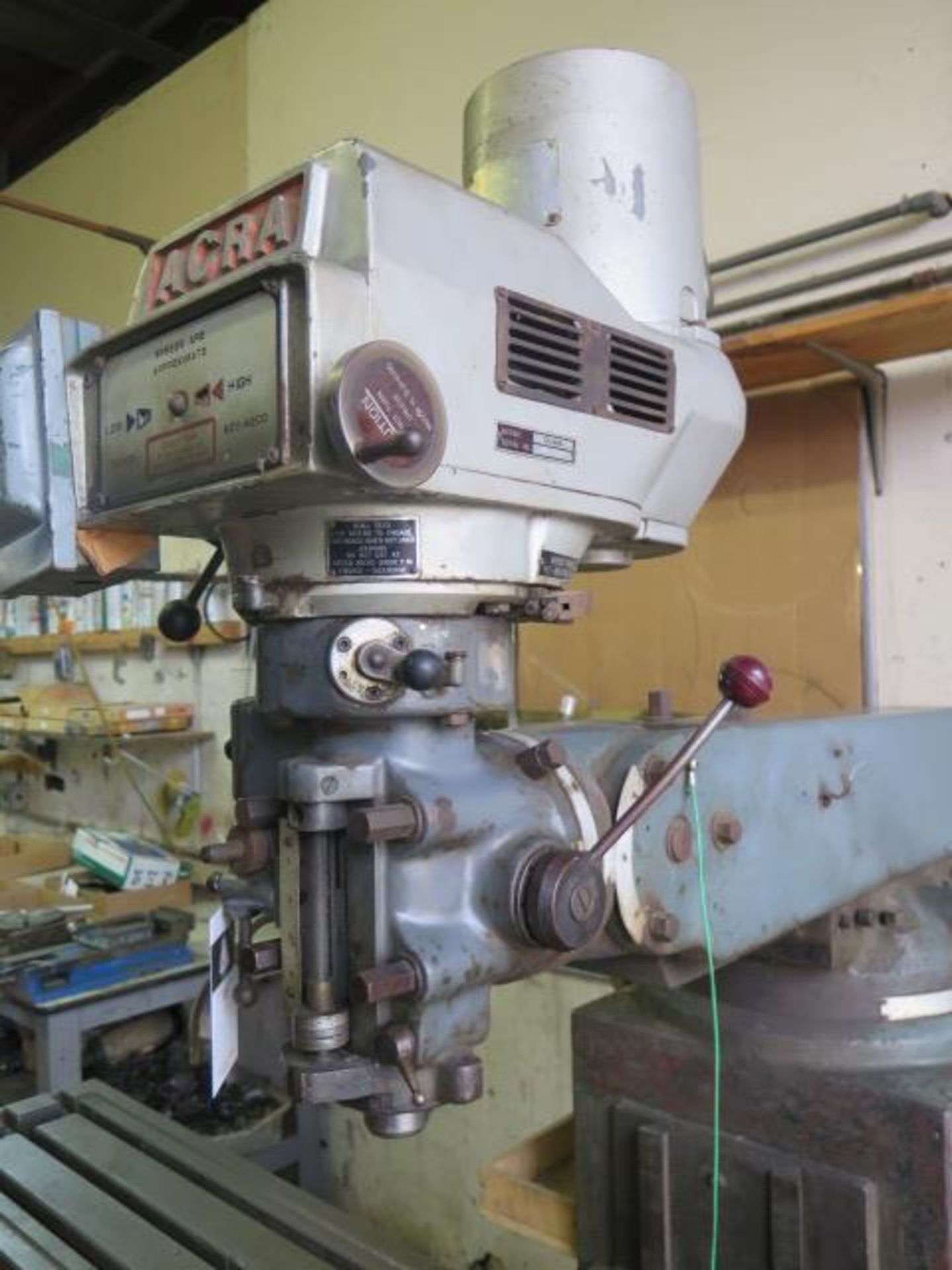 Acra CK4-HK Vertical Mill s/n 771319 w/ 70-4200 RPM, R8 Spindle, Box Ways, 10” x 54”, SOLD AS IS - Image 4 of 11