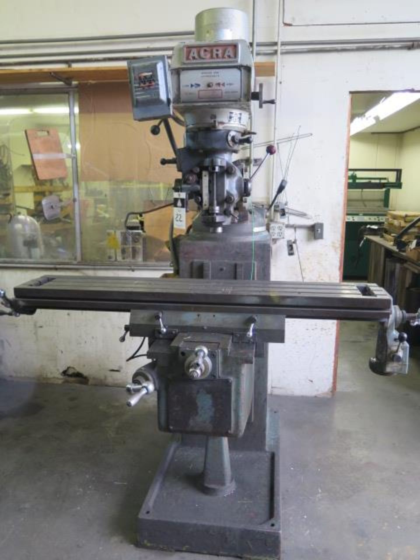 Acra CK4-HK Vertical Mill s/n 771319 w/ 70-4200 RPM, R8 Spindle, Box Ways, 10” x 54”, SOLD AS IS - Image 2 of 11