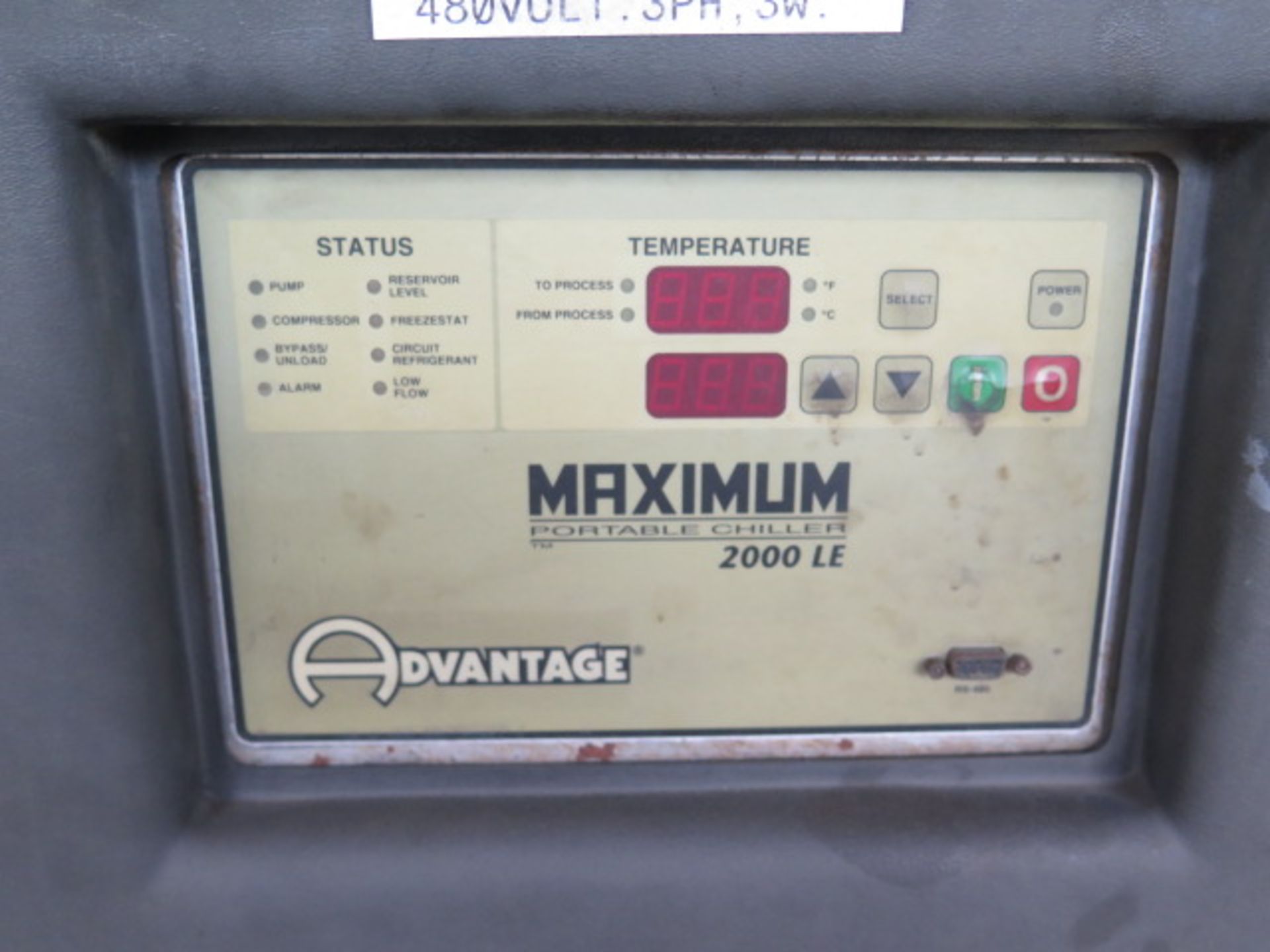 2006 Advantage MI-10A 41HFX Process Chiller s/n 97257 w/ Digital Controls (SOLD AS-IS - NO - Image 3 of 5