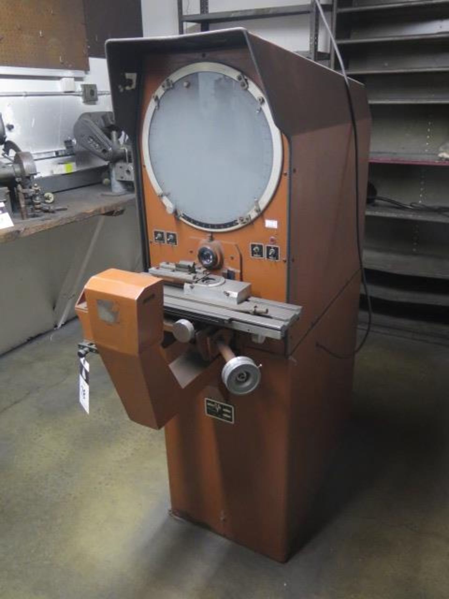 MicroVu M14 14” Floor Model Optical Comparator s/n 3016 w/ Surface and Profile Illumination (SOLD - Image 3 of 11