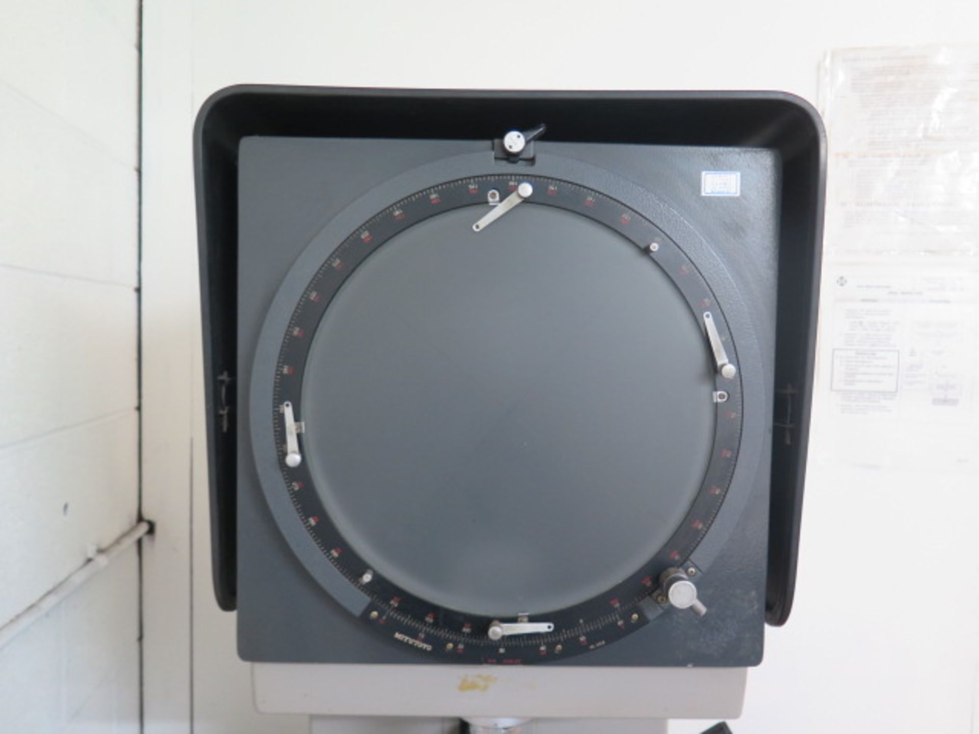 Mitutoyo PJ-300 12” Optical Comparator w/ Micrometer Readouts, Surface and Profile Illumination ( - Image 3 of 9