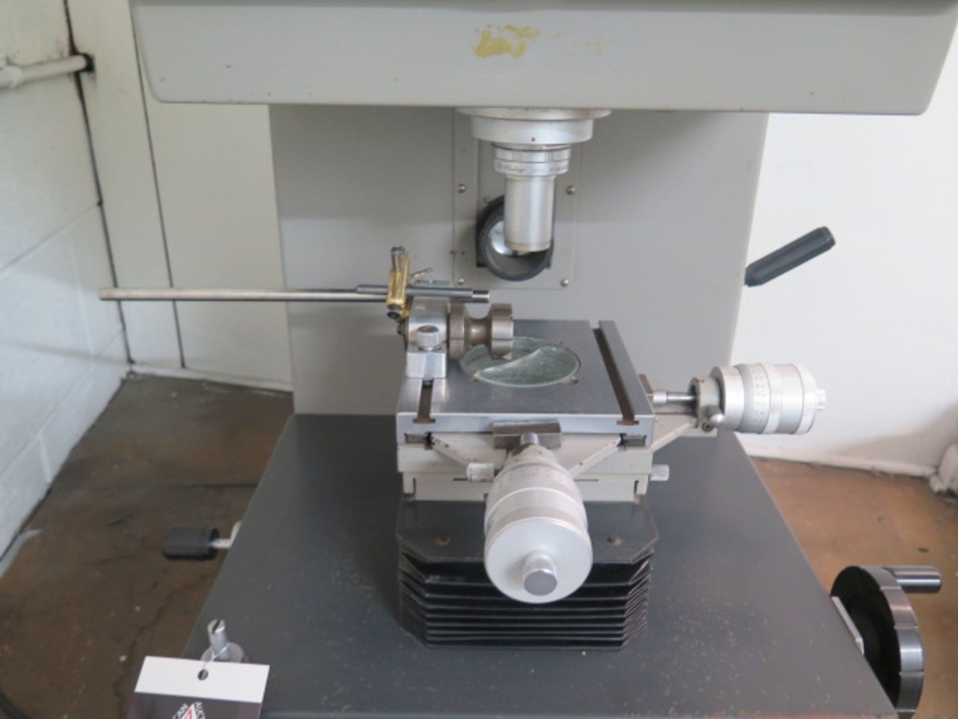 Mitutoyo PJ-300 12” Optical Comparator w/ Micrometer Readouts, Surface and Profile Illumination ( - Image 4 of 9