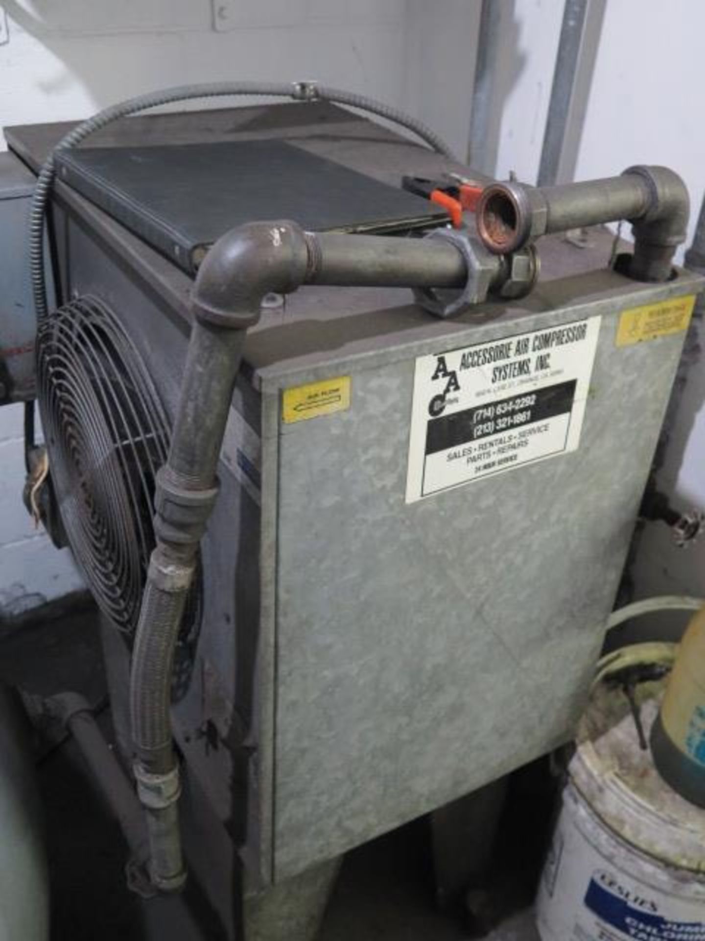 Gardner Denver HR10-12 10Hp Horizontal Air Compressor w/ 2-Stage Pump, 120 Gallon Tank, SOLD AS IS - Image 9 of 9