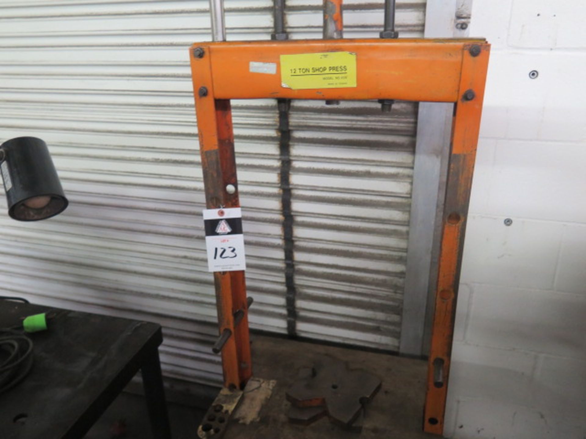 12 Ton Hydraulic H-Frame Press (SOLD AS-IS - NO WARRANTY) - Image 3 of 4