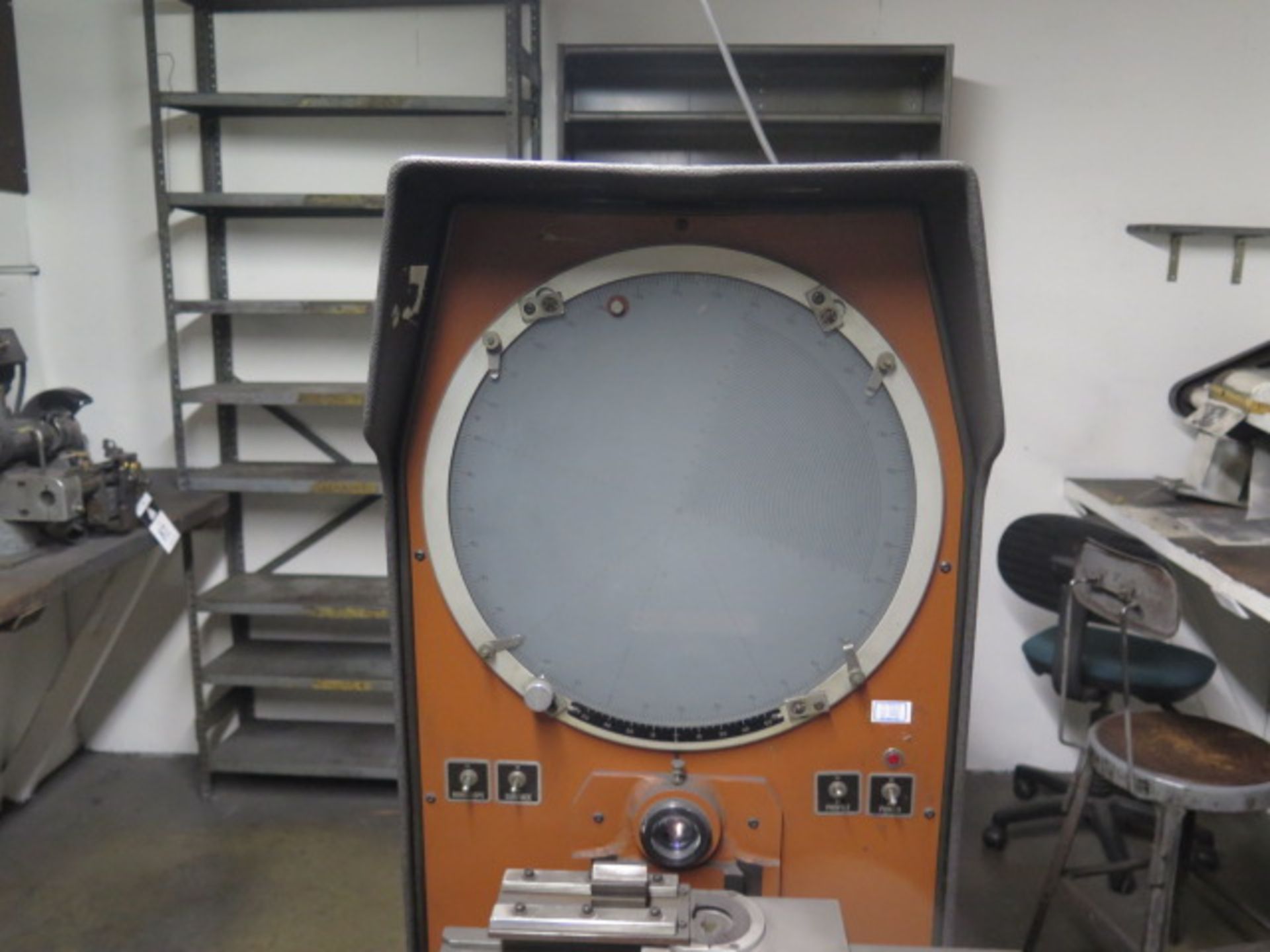 MicroVu M14 14” Floor Model Optical Comparator s/n 3016 w/ Surface and Profile Illumination (SOLD - Image 4 of 11