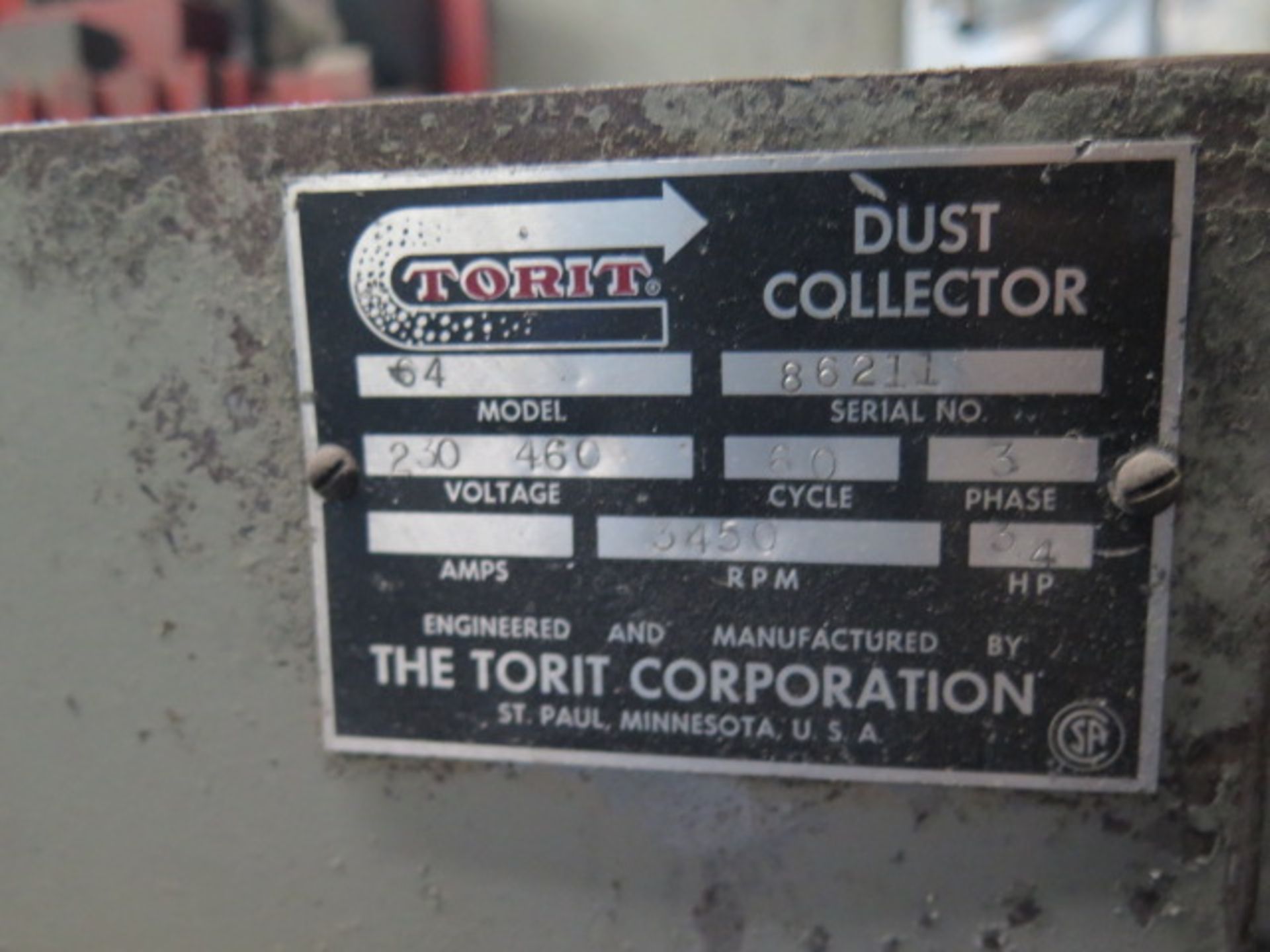 Torit mdl. 64 Dust Collector (SOLD AS-IS - NO WARRANTY) - Image 4 of 4