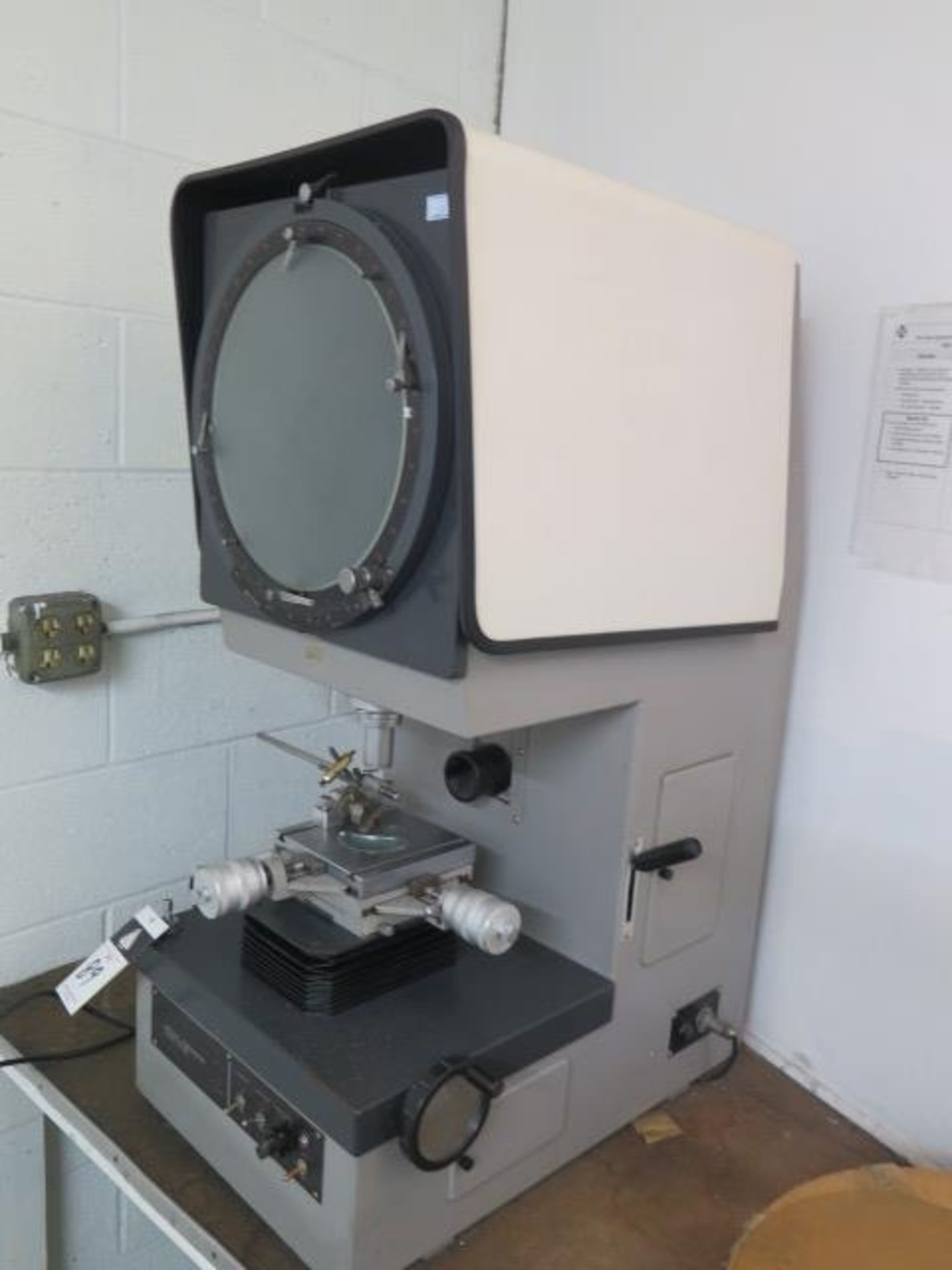 Mitutoyo PJ-300 12” Optical Comparator w/ Micrometer Readouts, Surface and Profile Illumination ( - Image 2 of 9