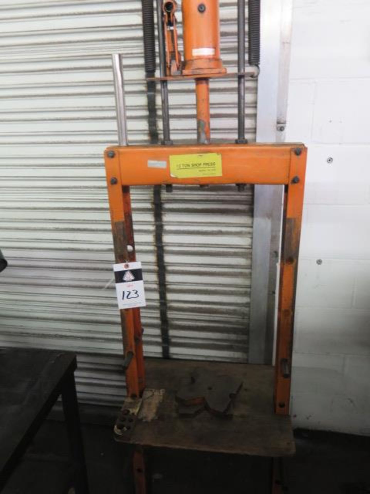 12 Ton Hydraulic H-Frame Press (SOLD AS-IS - NO WARRANTY)