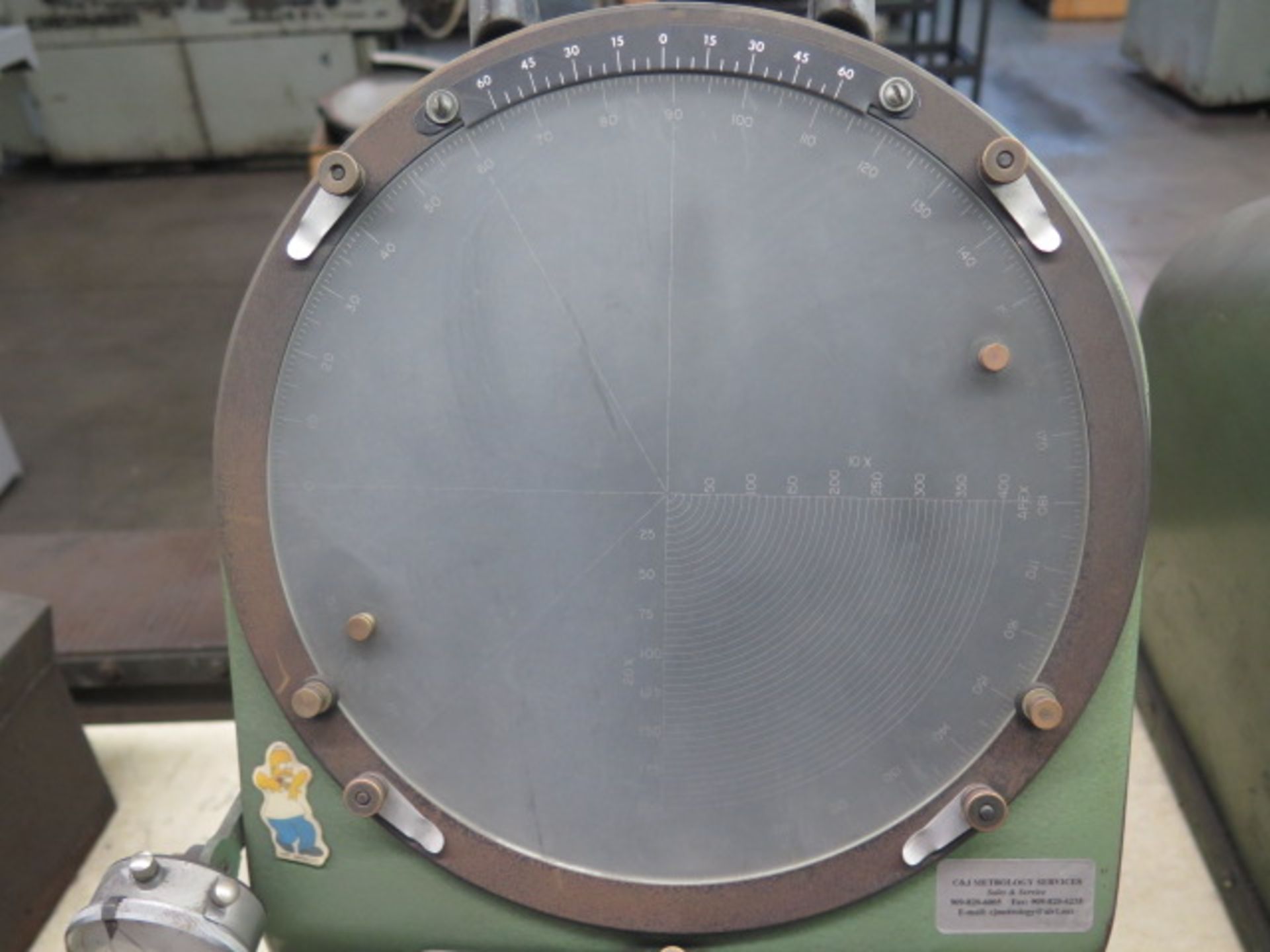 Pacific Gage Optical Comparator w/ Dial Indicator Readouts (SOLD AS-IS - NO WARRANTY) - Image 6 of 9