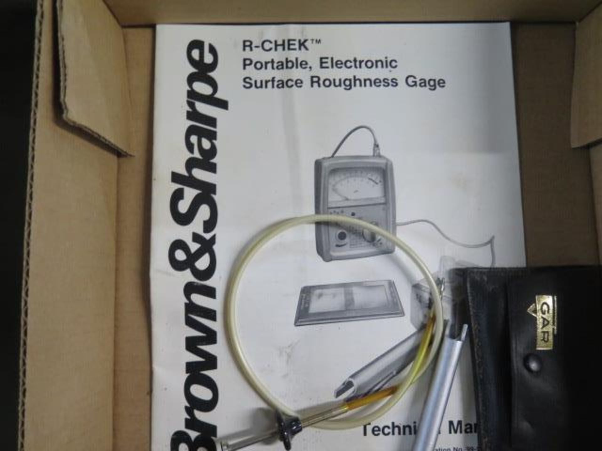 Brown & Sharpe R-CHEK Portable Surface Roughness Gage (SOLD AS-IS - NO WARRANTY) - Image 5 of 5