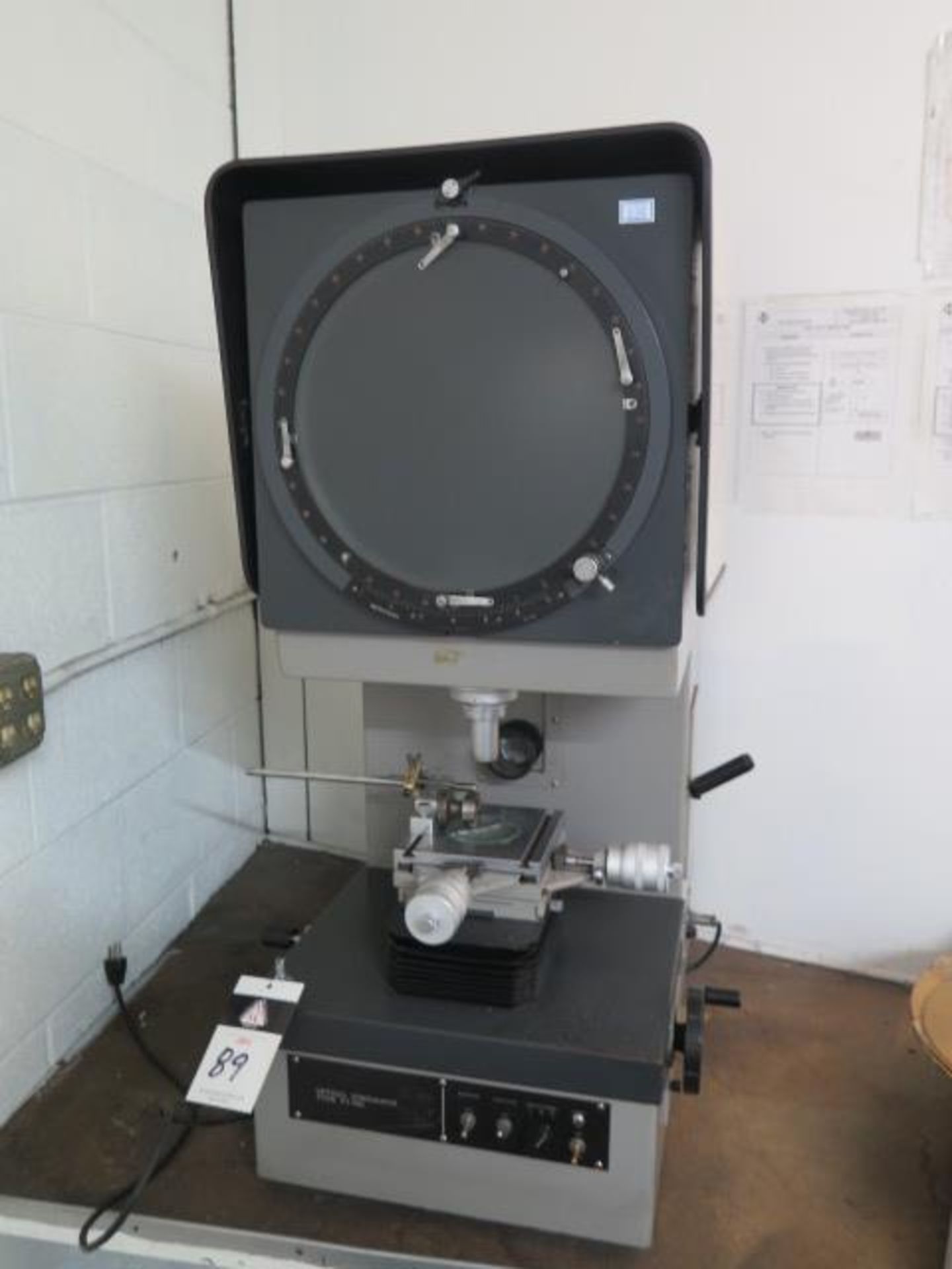 Mitutoyo PJ-300 12” Optical Comparator w/ Micrometer Readouts, Surface and Profile Illumination (