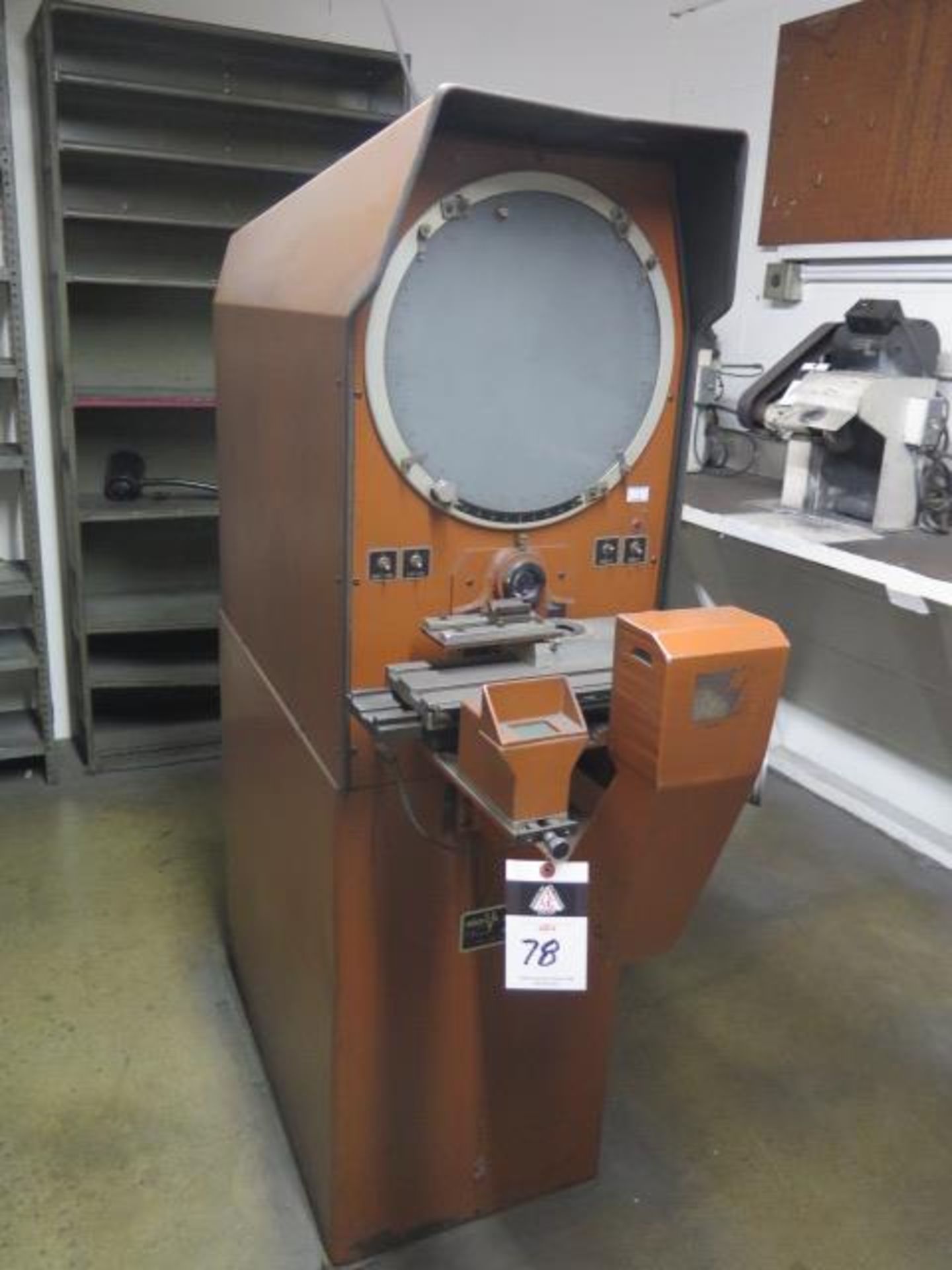 MicroVu M14 14” Floor Model Optical Comparator s/n 3016 w/ Surface and Profile Illumination (SOLD