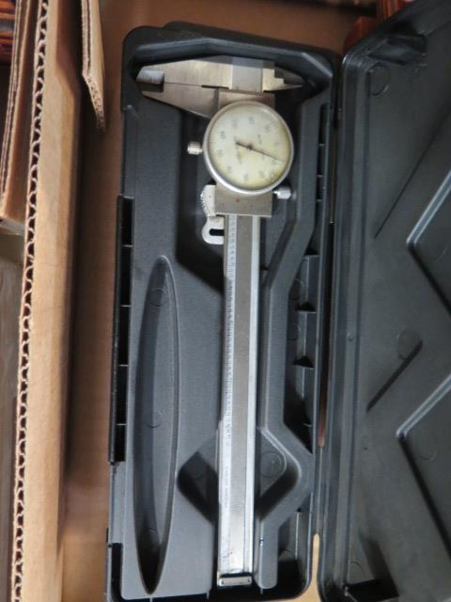 Starrett 12" Dial Caliper and (4) 6" Dial Calipers (SOLD AS-IS - NO WARRANTY) - Image 5 of 5