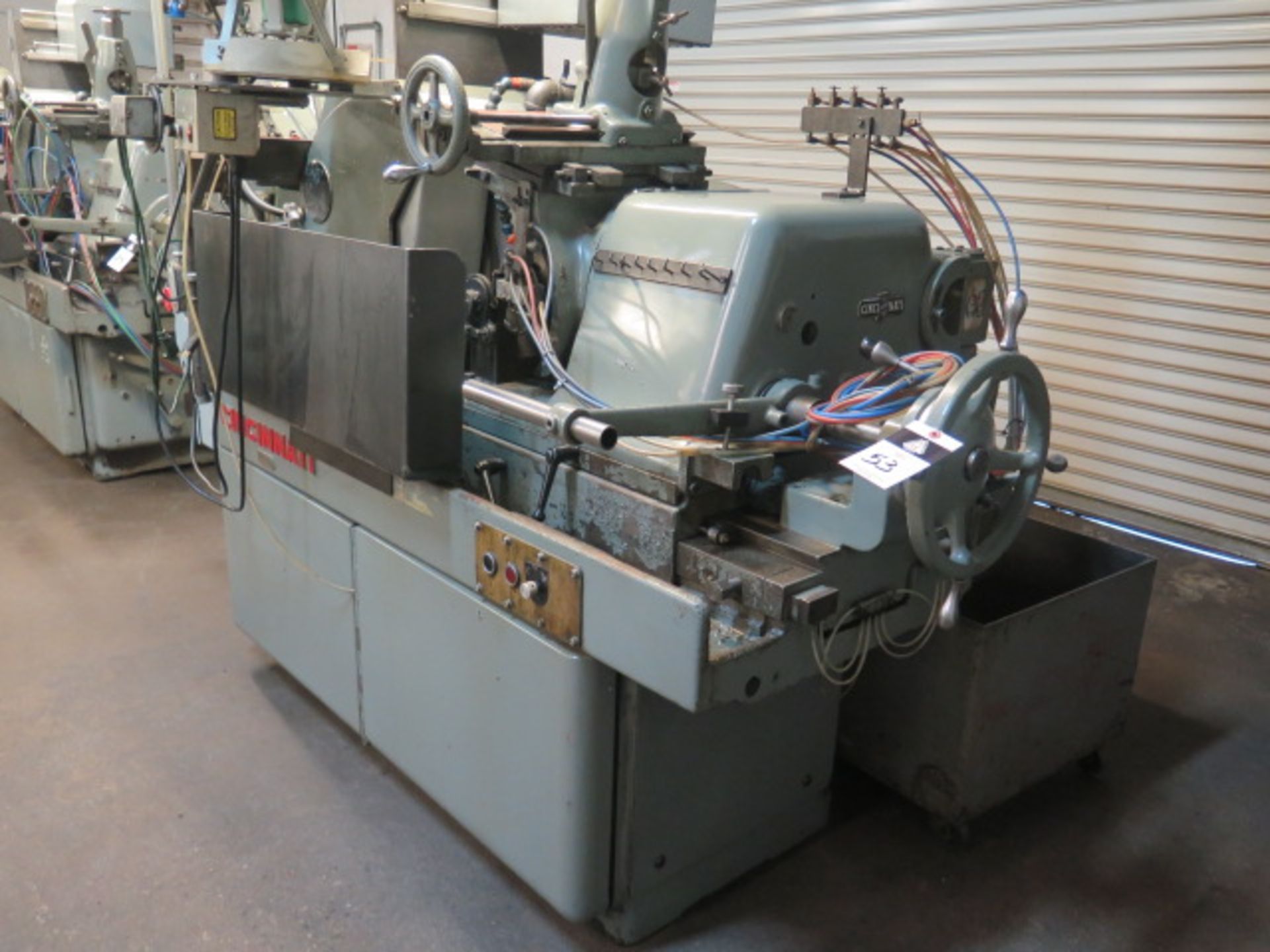 Cincinnati OM Centerless Grinder s/n 2M2H1W-476 w/ 24" Wheel Head, Cam-Out Feed Wheel, SOLD AS IS - Image 2 of 16