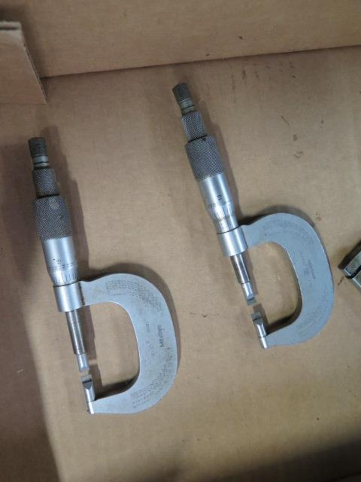 Mitutoyo 0-1" Blade Mics (2) and (2) Starrett 0-1" Anvil Mics (SOLD AS-IS - NO WARRANTY) - Image 4 of 4