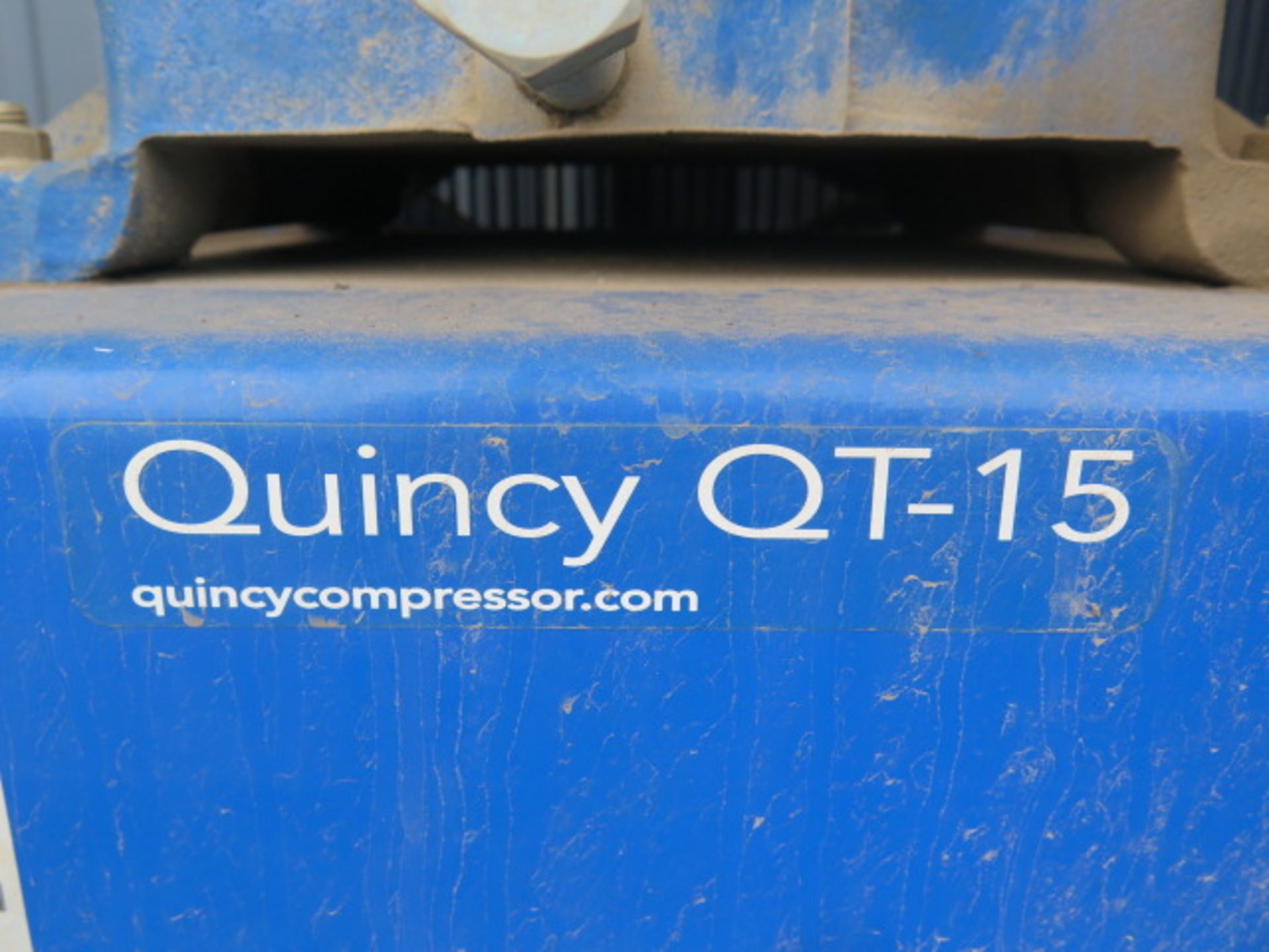 Quincy QT-15 15Hp Horizontal Air Compressor w/ 2-Stage Pump, 120 Gallon Tank (SOLD AS-IS - NO - Image 8 of 8