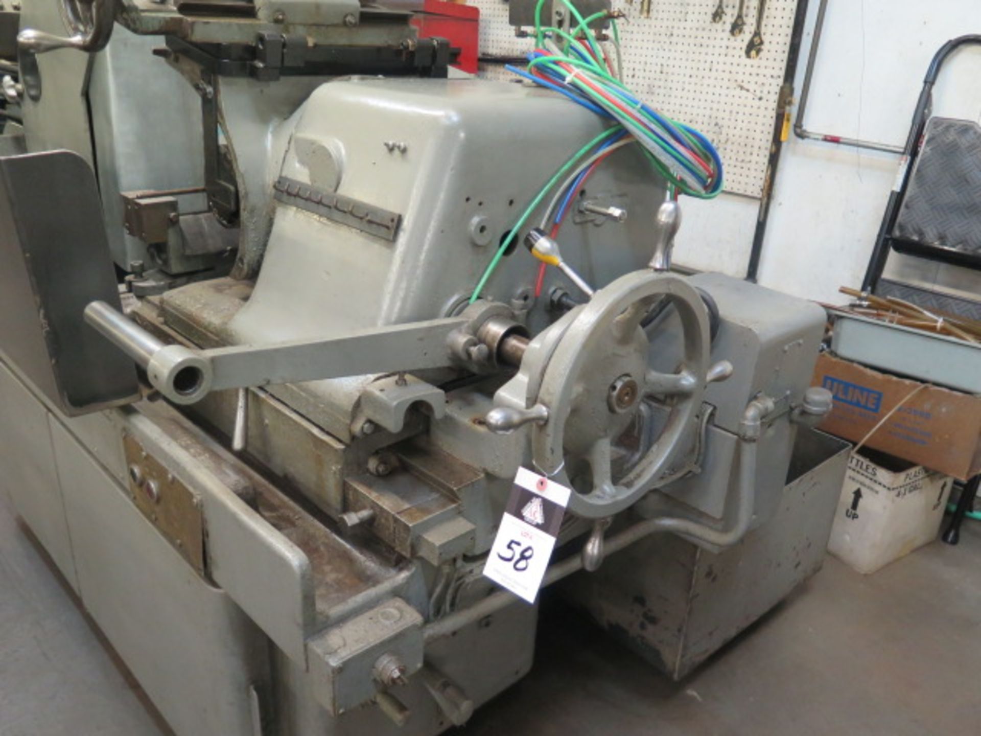 Cincinnati OM Centerless Grinder s/n 2M2H1W-6 w/ 24" Wheel Head, Cam-Out Feed Wheel Head, SOLD AS IS - Image 9 of 14