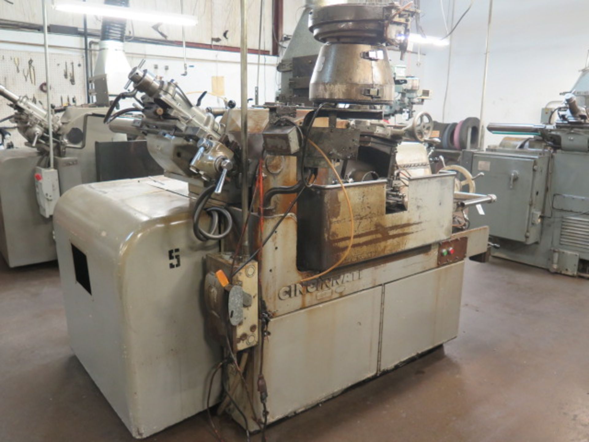 Cincinnati OM Centerless Grinder s/n 2M2H2W-517 w/ 24" Wheel Head, Cam-Out Feed Wheel, SOLD AS IS - Image 3 of 15